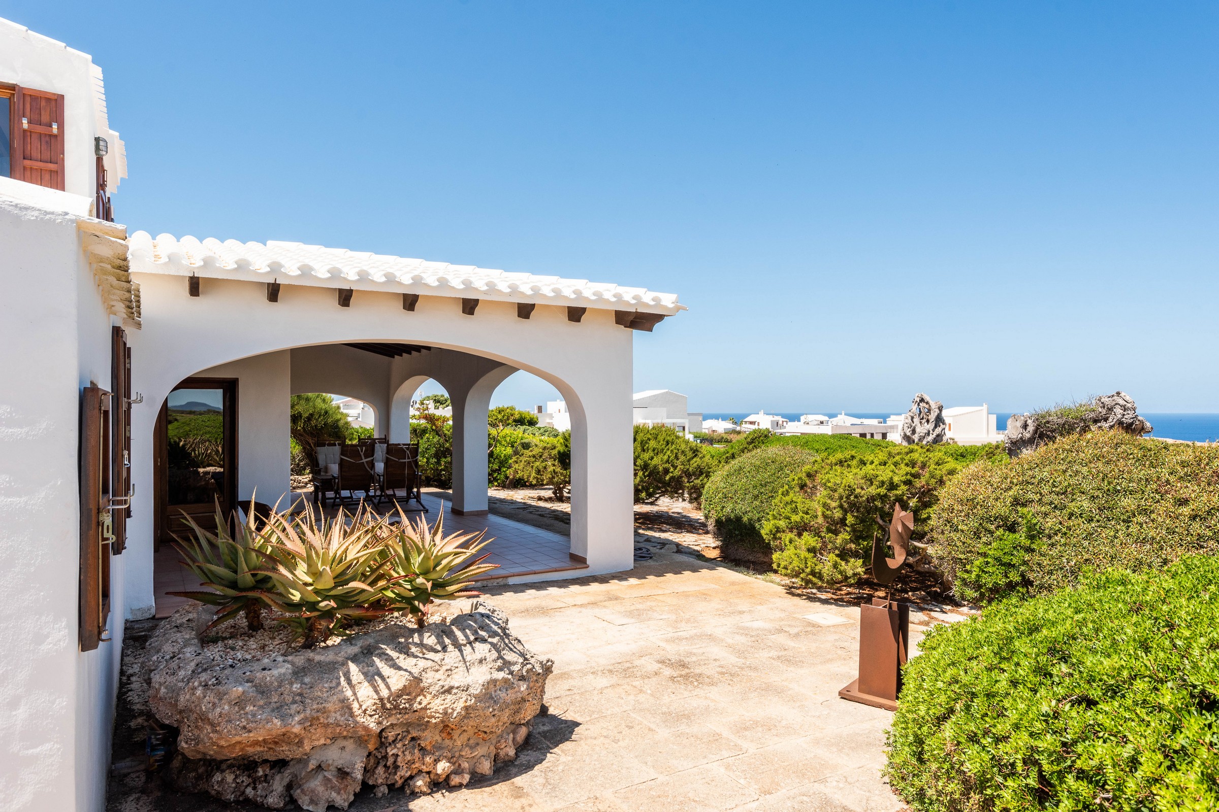  Villa with pool, garden, and sea views on the Costa de Cala Morell - 物件實景