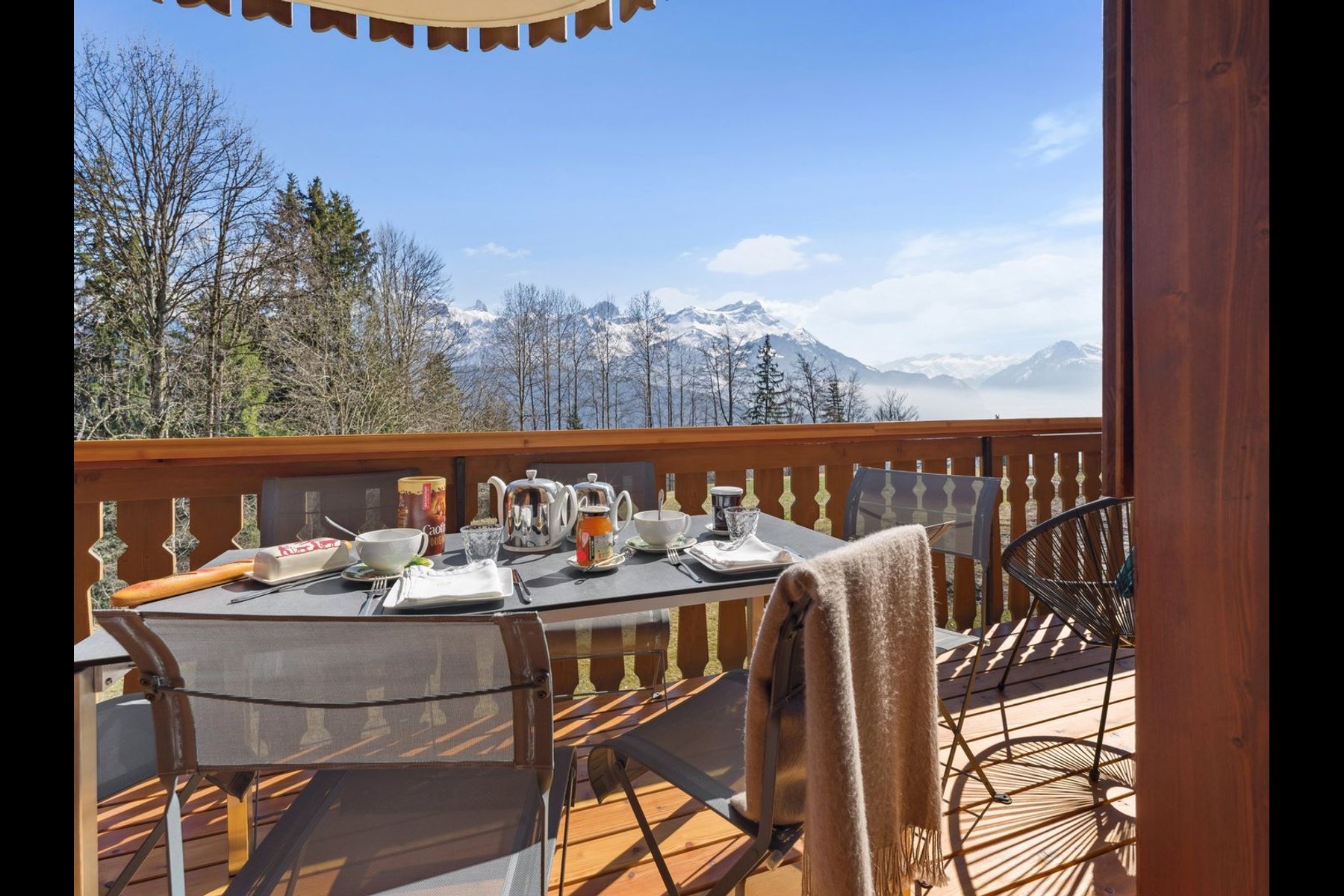  Chic & Cozy 4.5p with fireplace, balconies, view, spa, 2 parkings - 物件實景