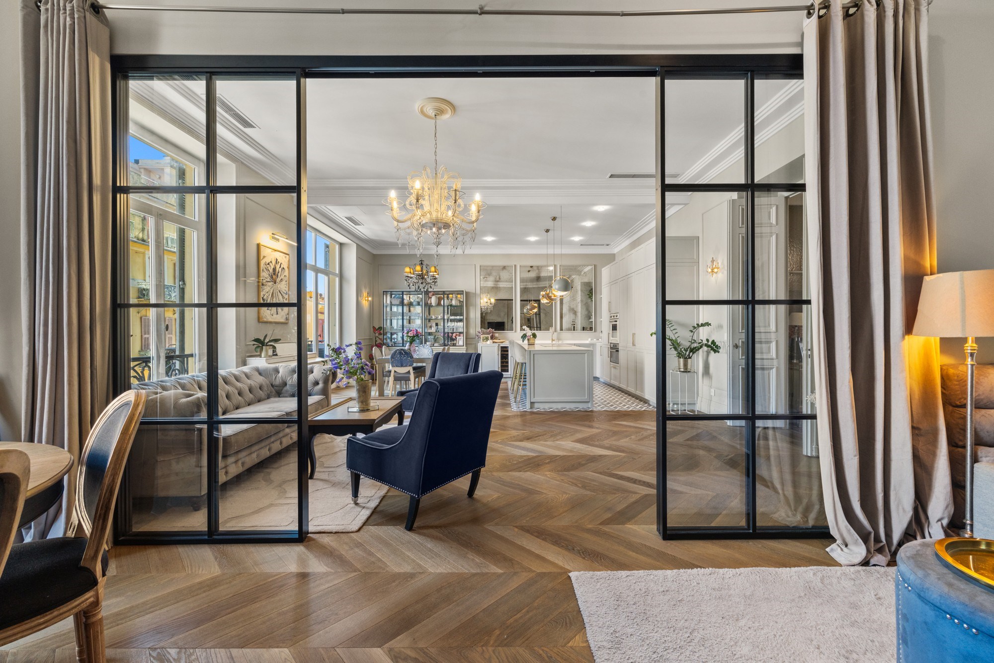  Nice city centre, 134 sqm two bedroom period apartment near Place Masséna - 物件實景