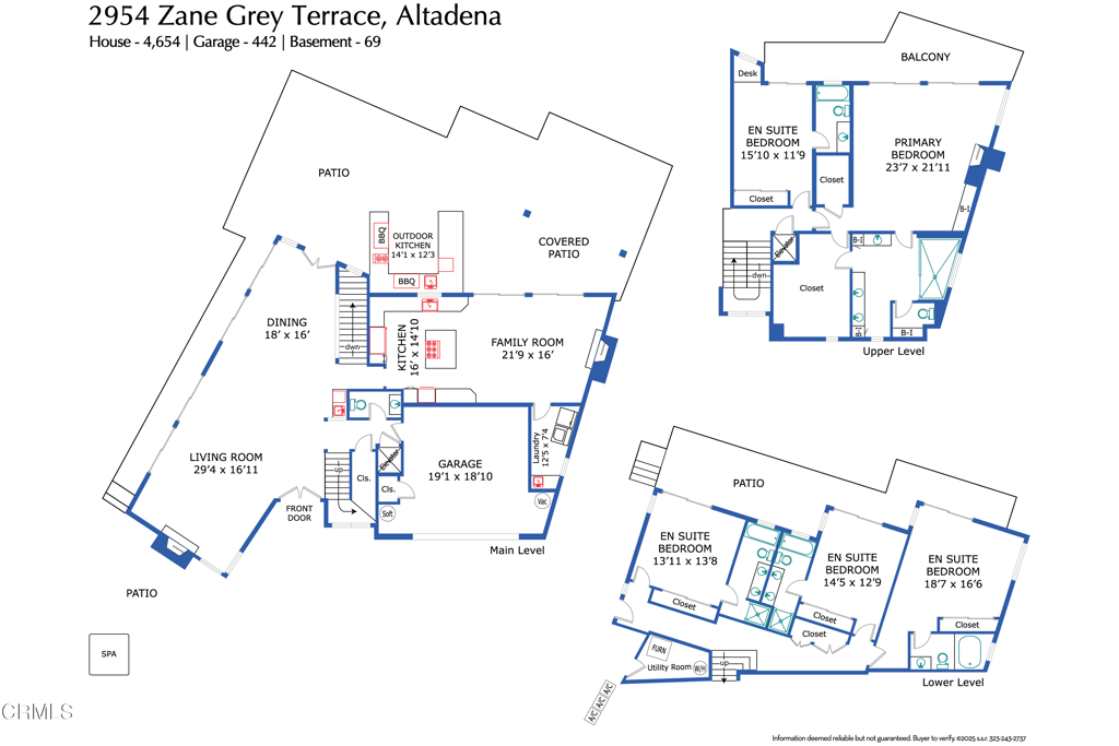Altadena, California, 91001, United States, 5 Bedrooms Bedrooms, ,6 BathroomsBathrooms,Residential,For Sale,1989048