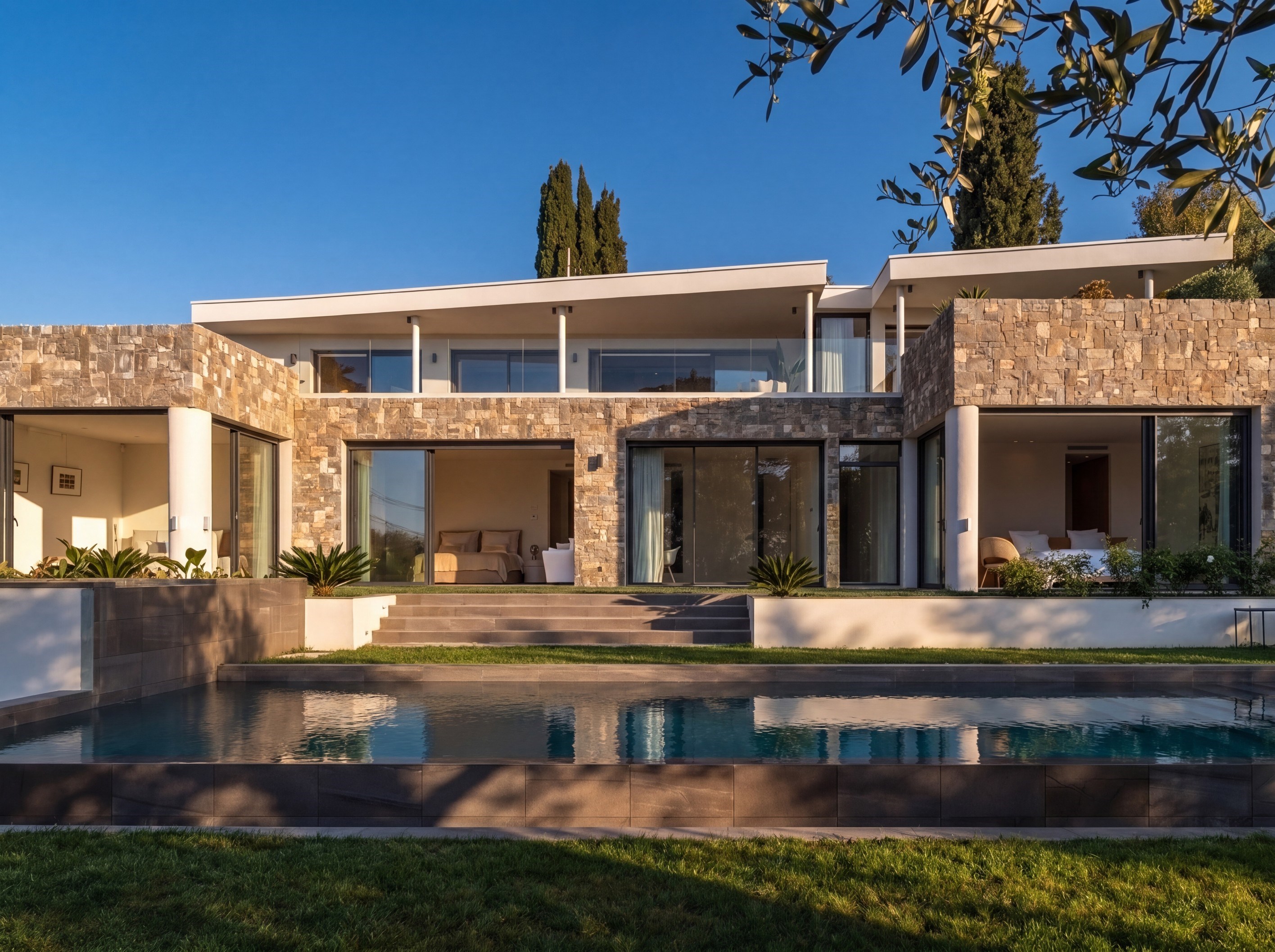  Contemporary villa with panoramic sea views in Le Cannet Victoria near Cannes - 物件實景