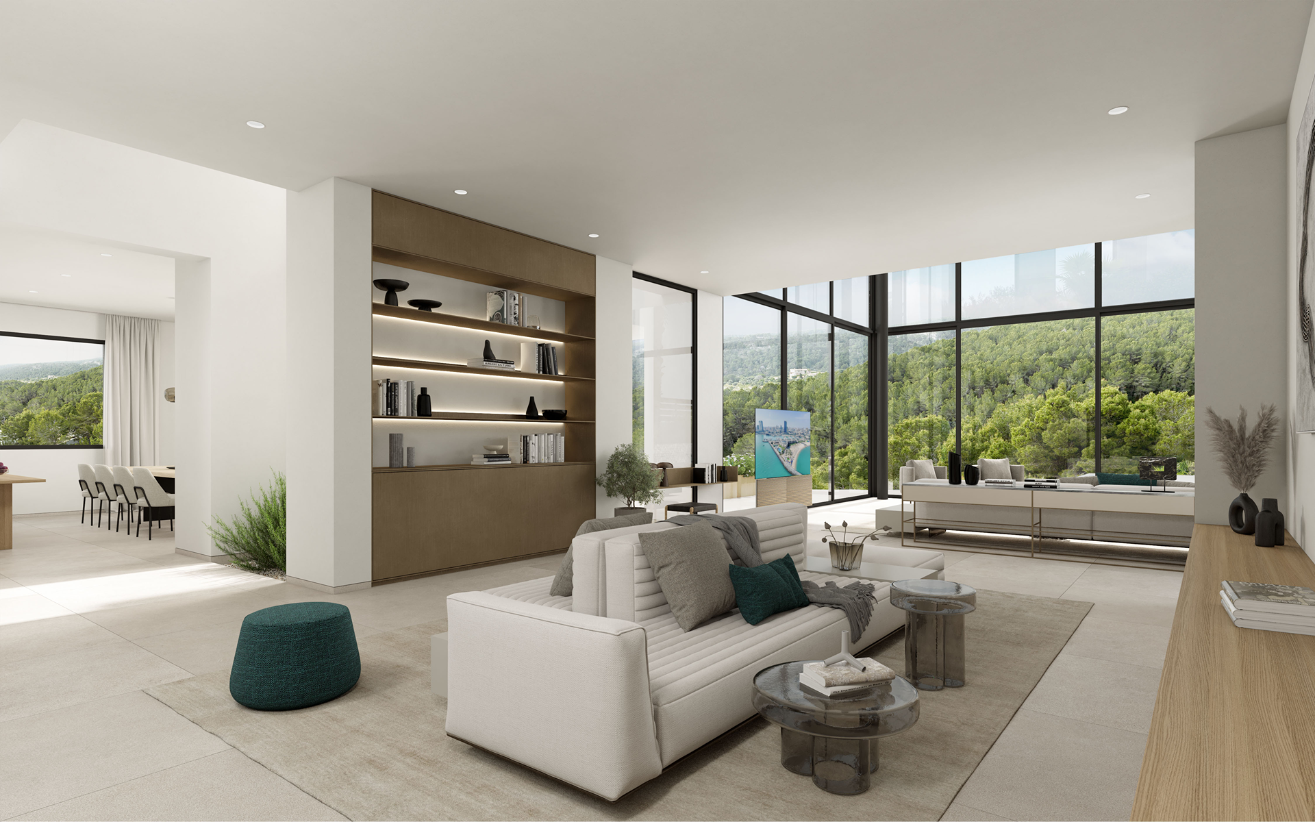  Contemporary villa with construction project and pool in Son Vida - 物件實景