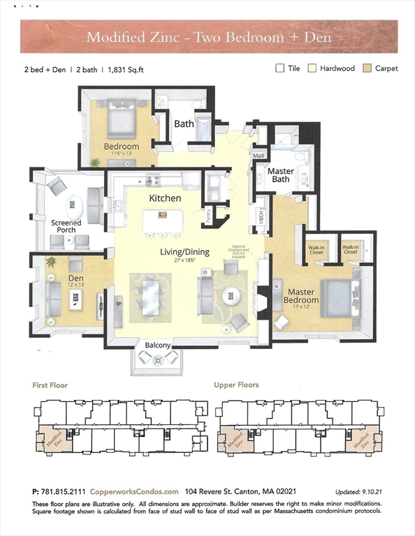 Canton, Massachusetts, 02021, United States, 2 Bedrooms Bedrooms, ,2 BathroomsBathrooms,Residential,For Sale,1992805