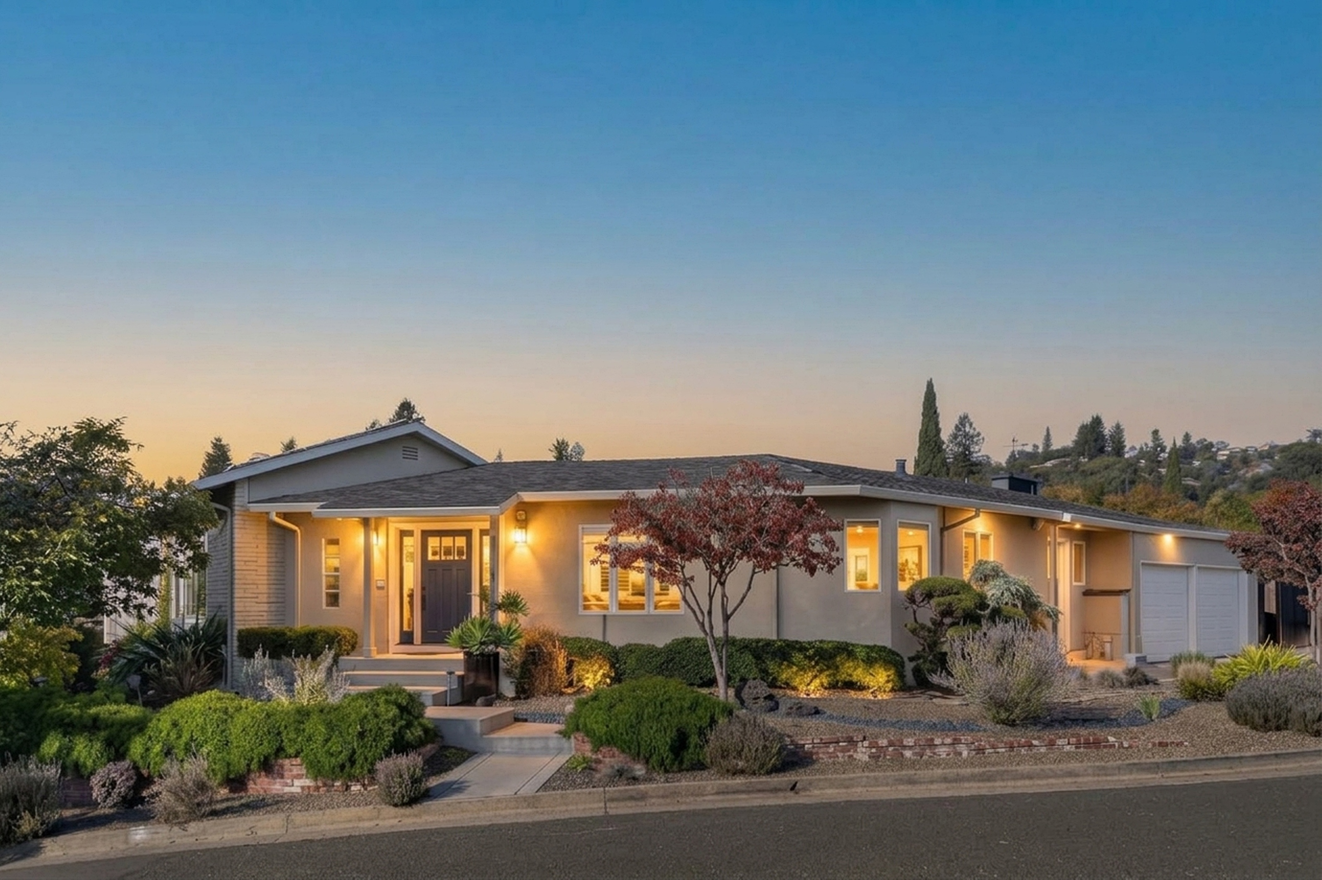  Piedmont Mid-Century Modern “Crescent” Home - 物件實景