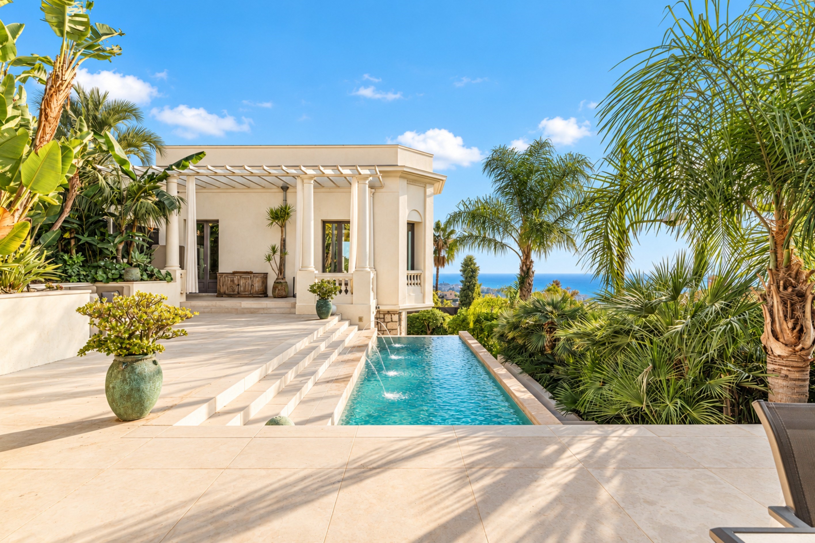  Magnificent Belle Époque villa with 5 bedroom suites, pool and sea view - 物件實景
