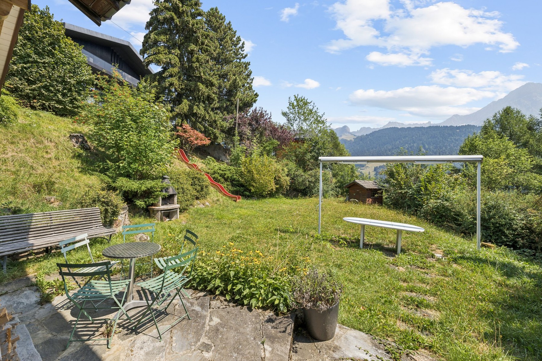  Renovated chalet in the hills above Gryon, independent studio, breathtaking view - 物件實景