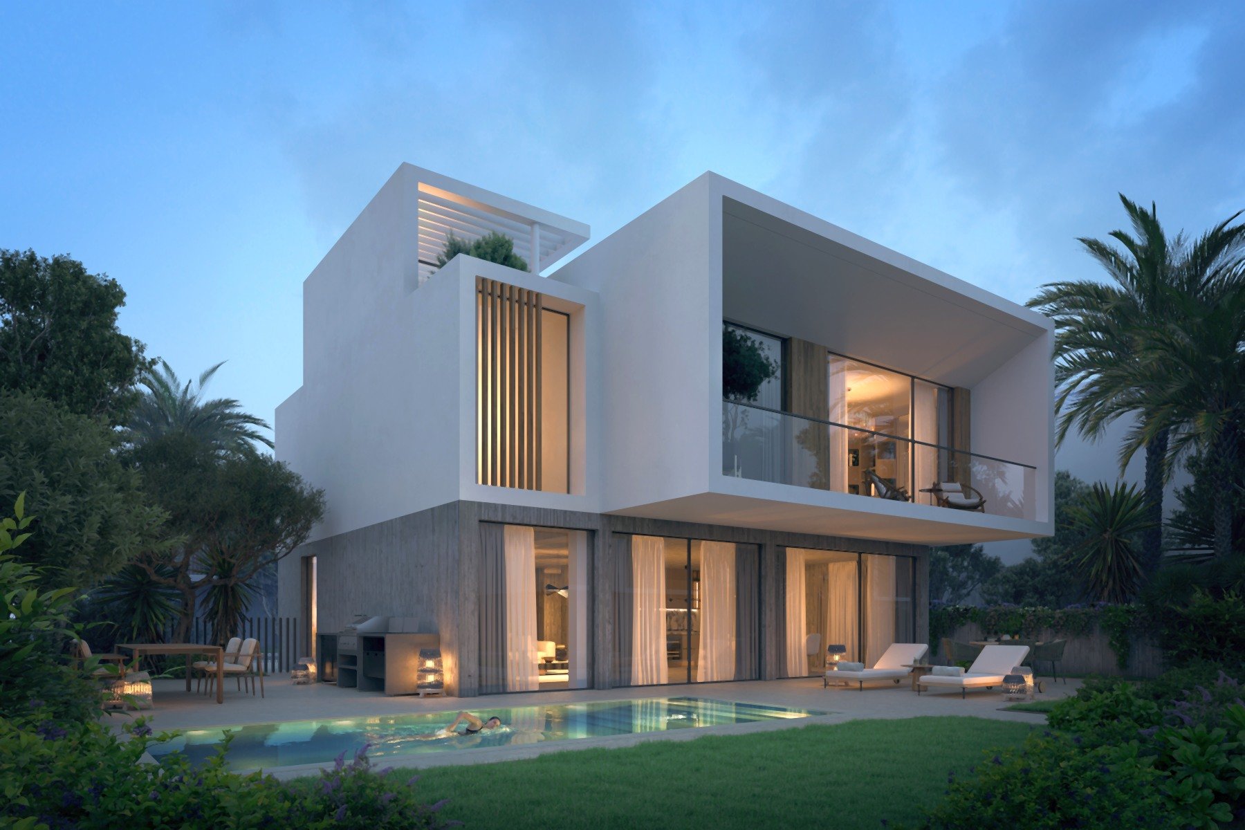 4 Bedroom Resort-Style Villa 50m from the Sea in Pafos - 物件實景