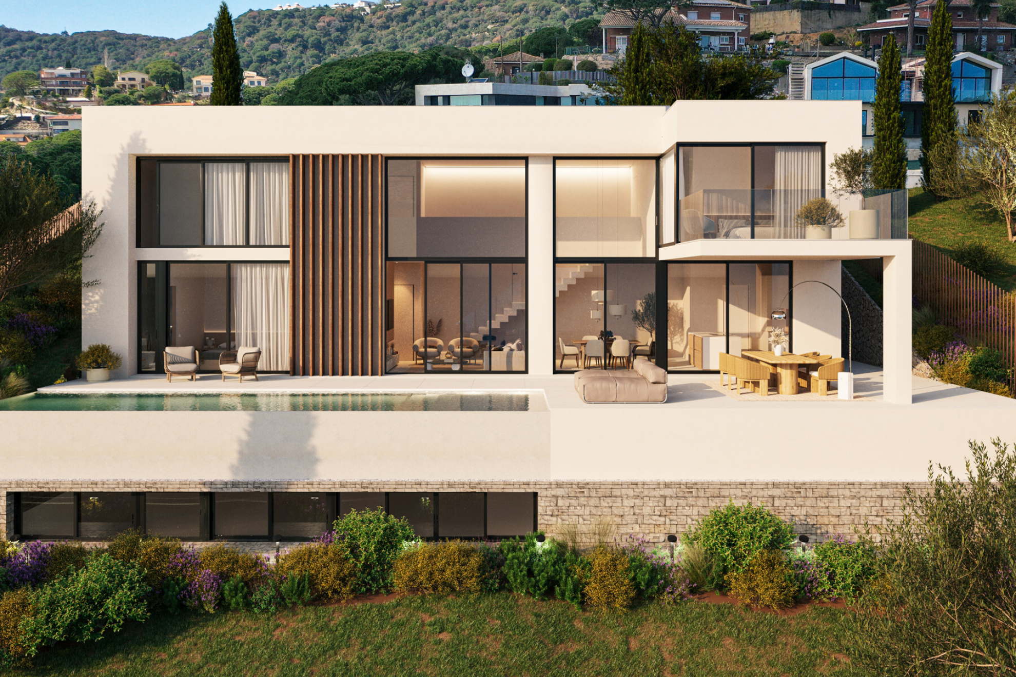  High standing new construction with swimming pool and sea views in Cabrils - 物件實景