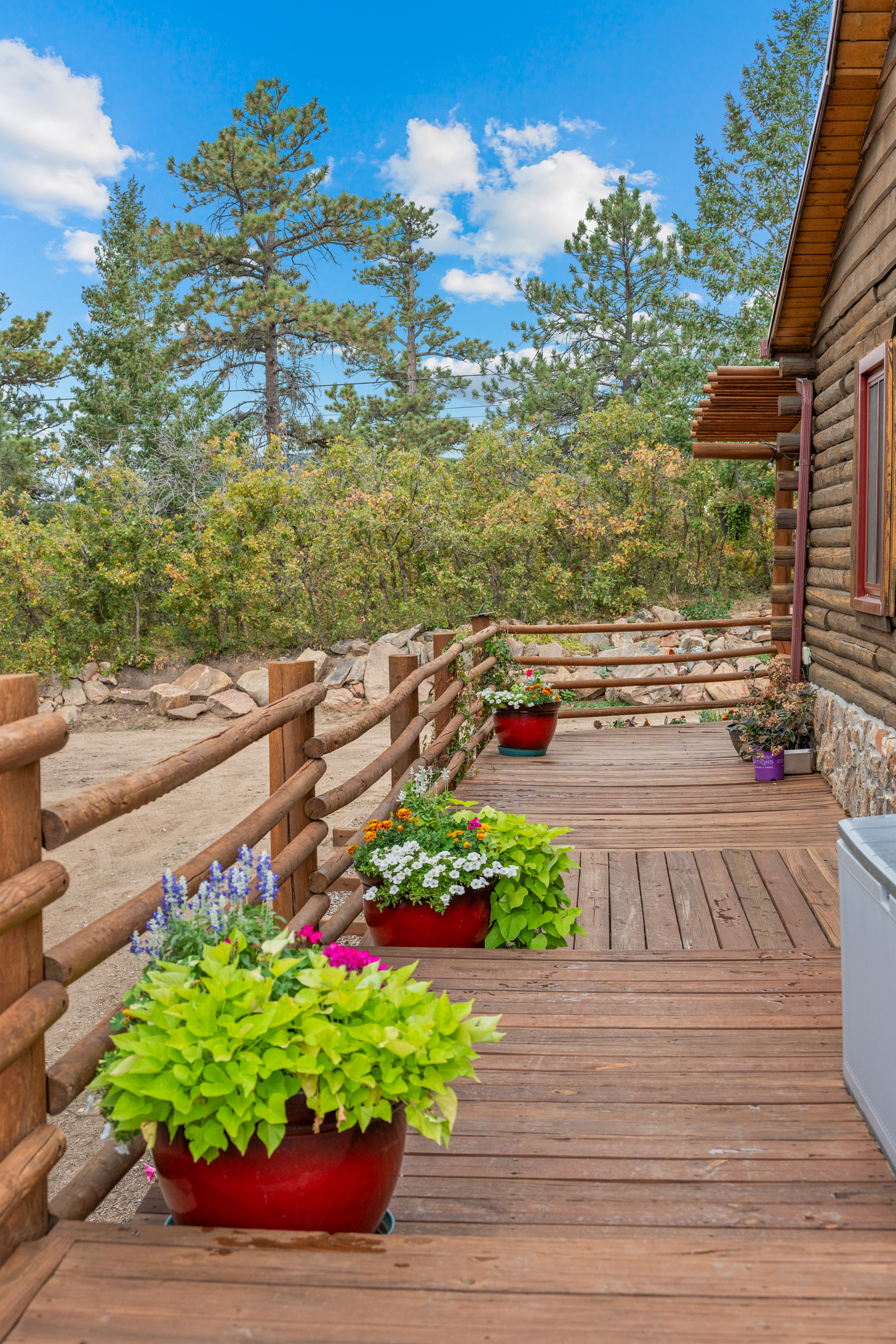  Chatfield Reservoir Log Home on Horse-Friendly 5 Acres with Wrap-Around Decks - 物件實景