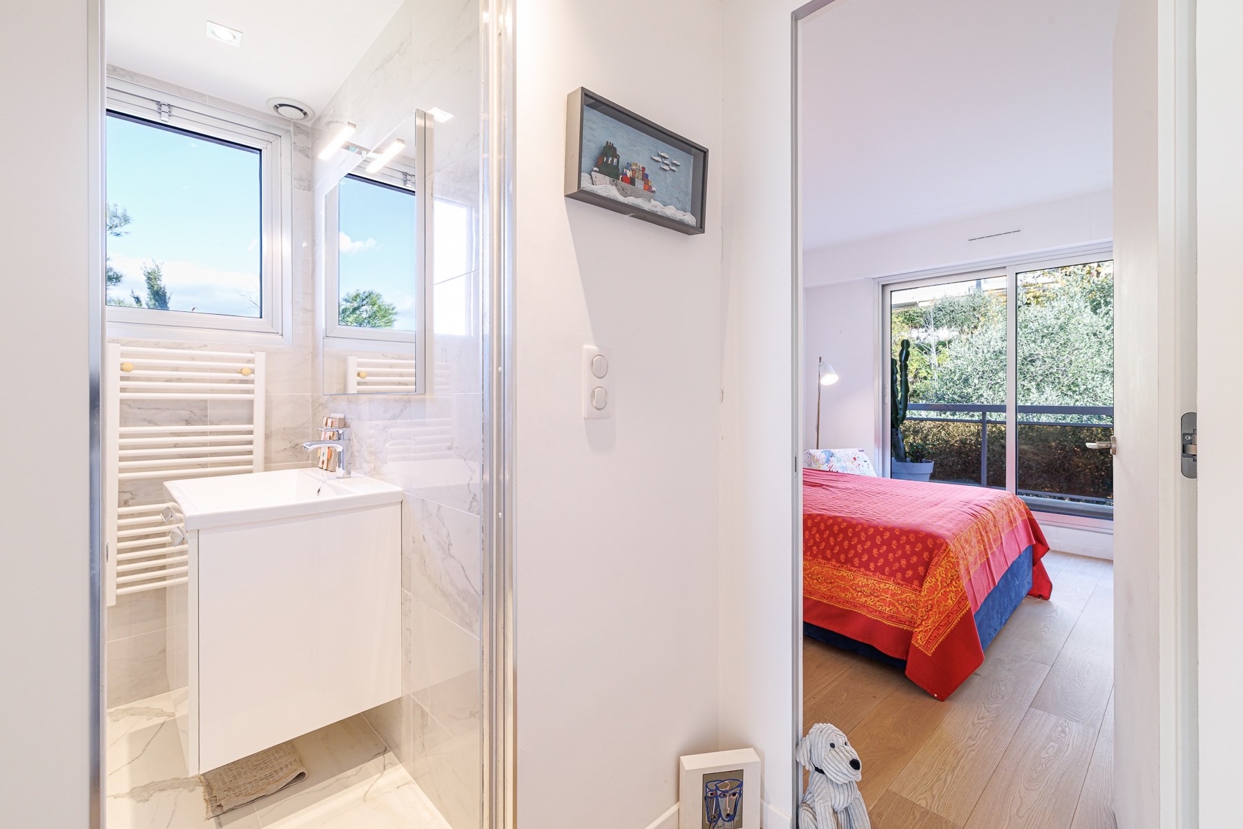  Top-floor 3-bedroom apartment with sea view and terrace, Mont-Alban, Nice - 物件實景