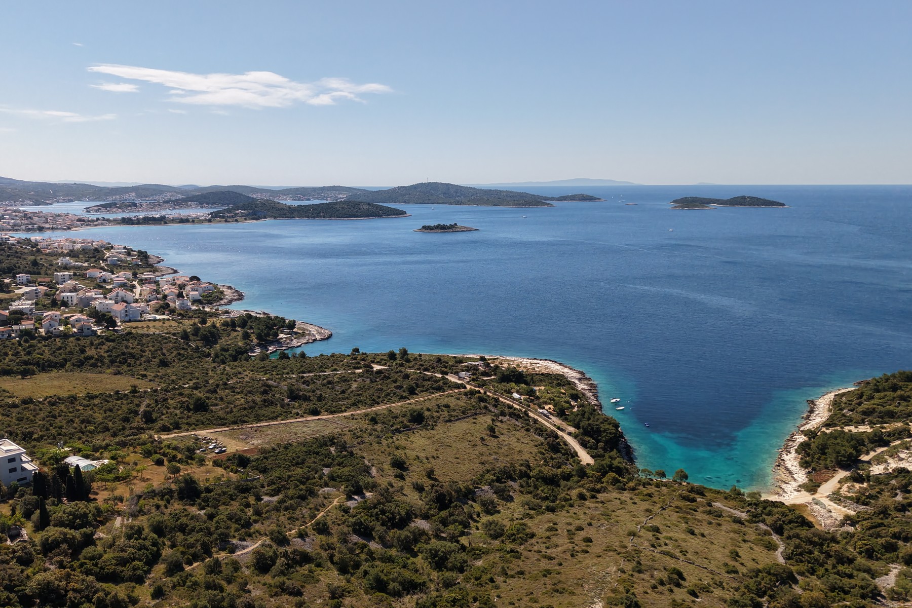  Exceptional seafront plot with permit near Rogoznica - 物件實景