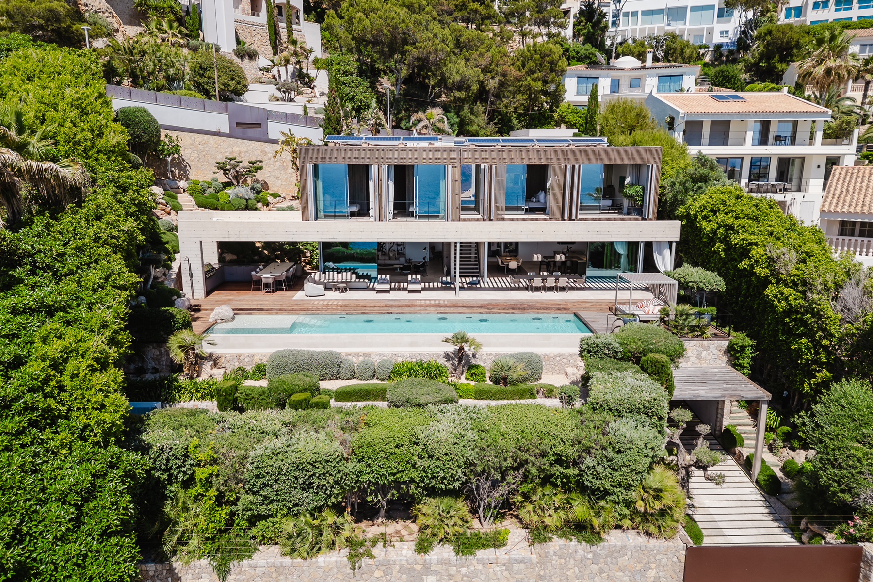  Villa in Cala Llamp with sea view, infinity pool, and spa area - 物件實景