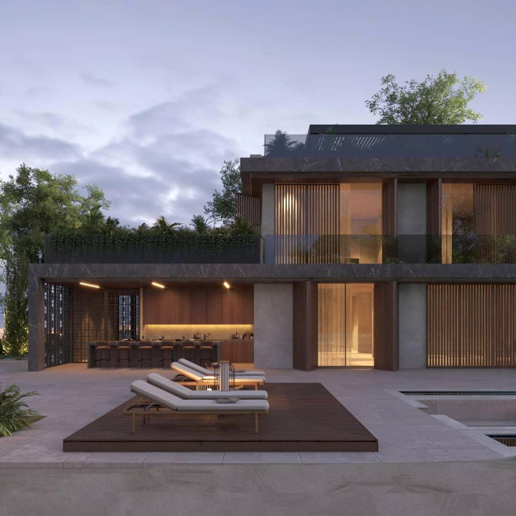  4 Bedroom Beachfront Villa with Rooftop Terrace in Pyla, Larnaca - 物件實景