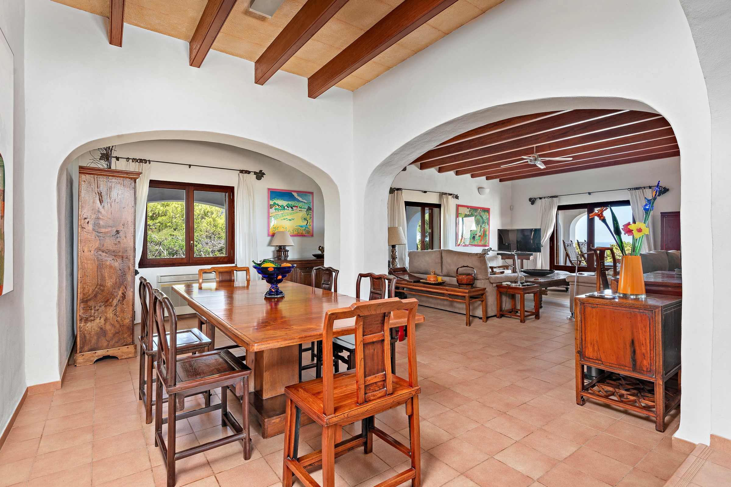  Villa with pool, garden, and sea views on the Costa de Cala Morell - 物件實景