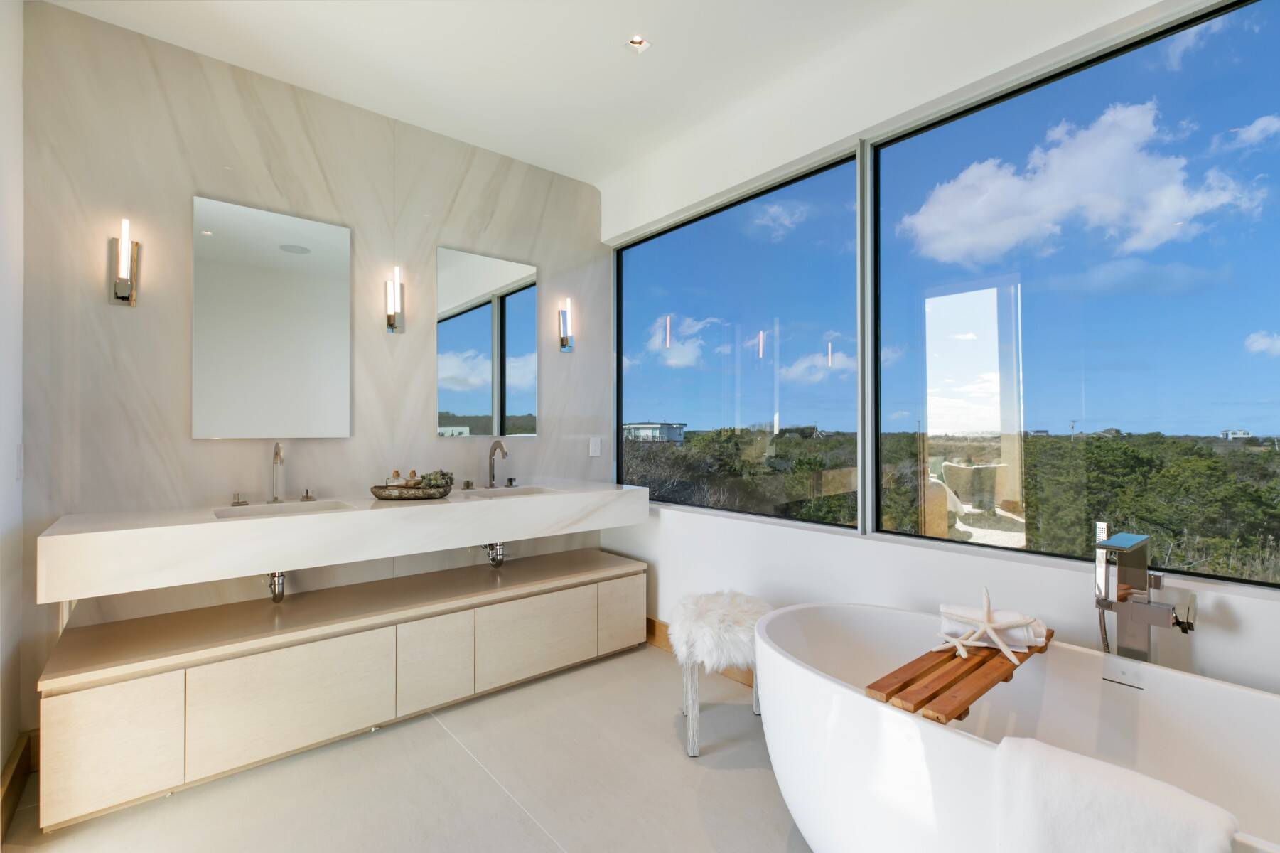  BRAND NEW MODERN OCEANFRONT w/ POOL on 2.6 ACRES IN AMAGANSETT - 物件實景