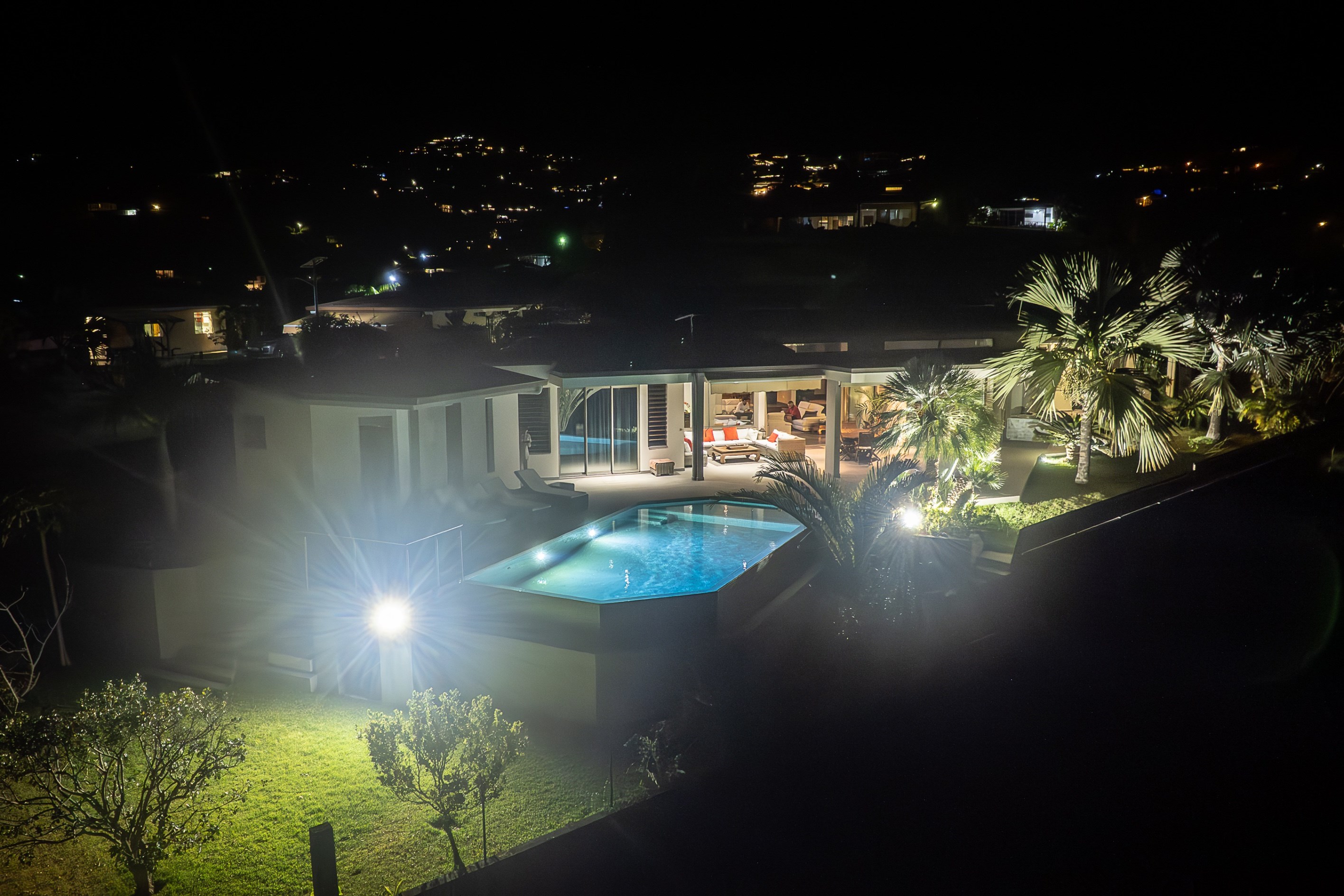  Tahiti - Punaauia - Exceptional contemporary villa with 180° views of Moorea an… - 物件實景