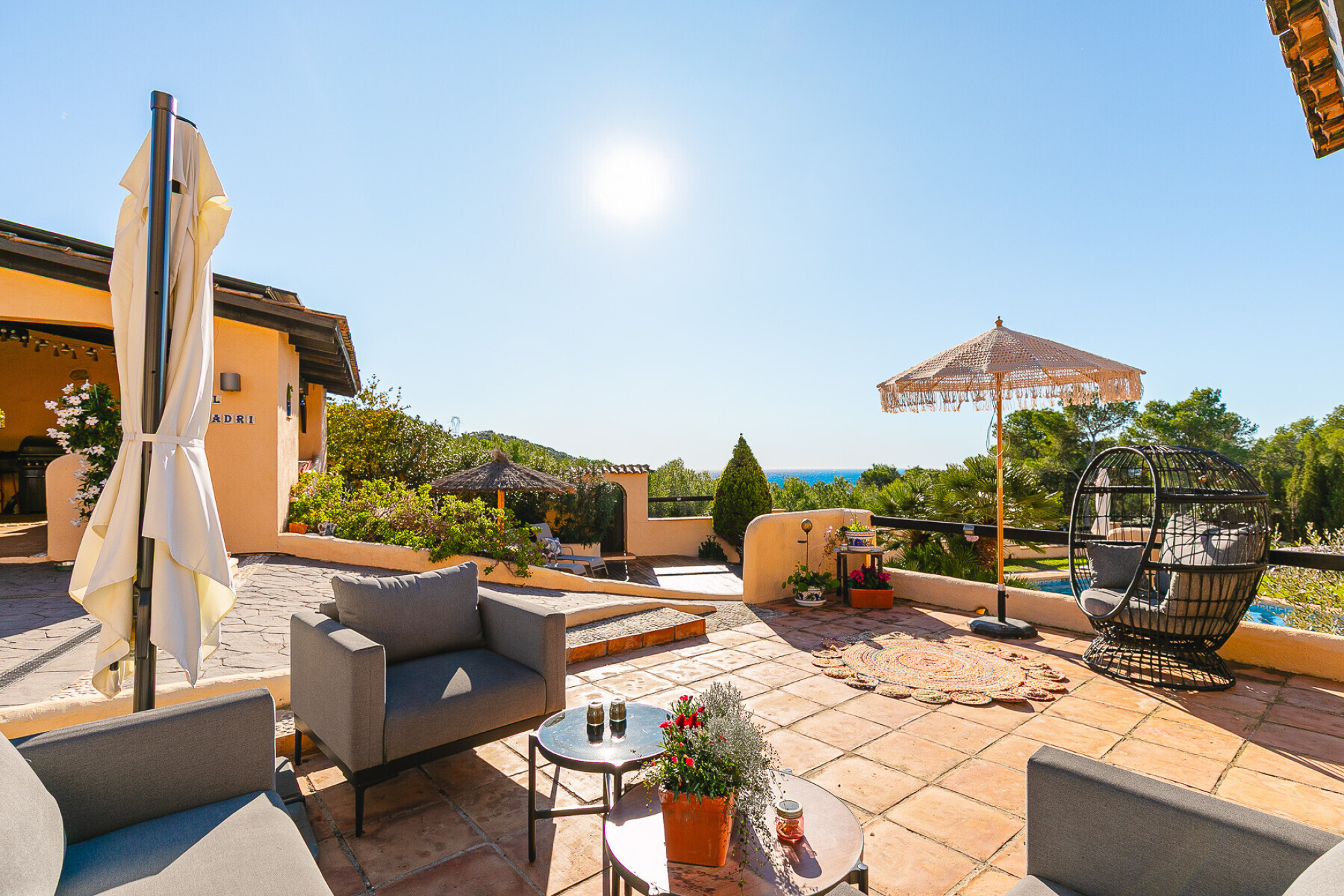 Beautiful Mediterranean villa with sea views in Mas Mestre, 15km from Sitges. - 物件實景