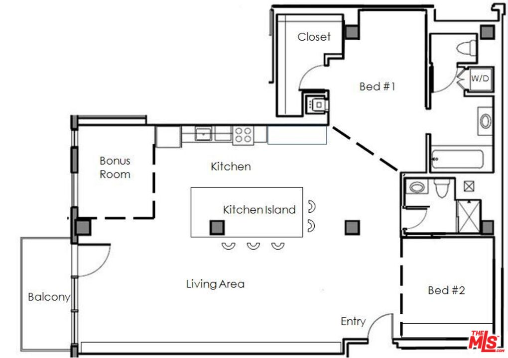 Los Angeles, California, 90014, United States, 2 Bedrooms Bedrooms, ,2 BathroomsBathrooms,Residential,For Sale,1938592