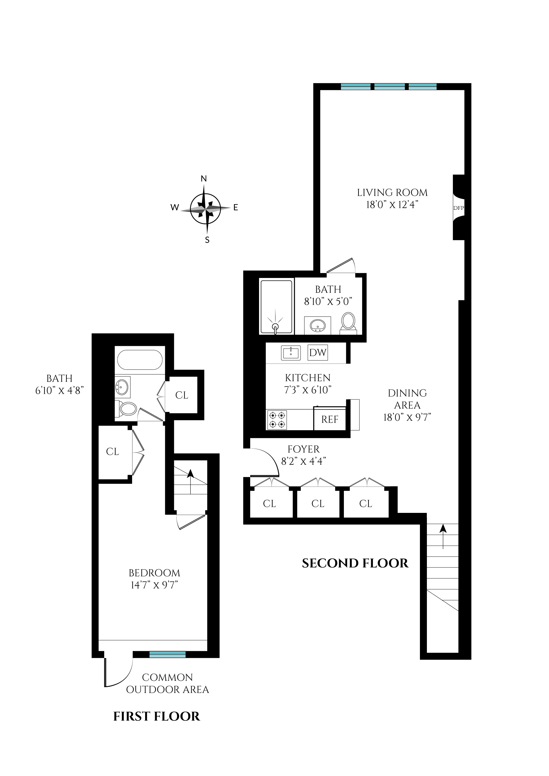 Stylish Chelsea Duplex with Backyard 