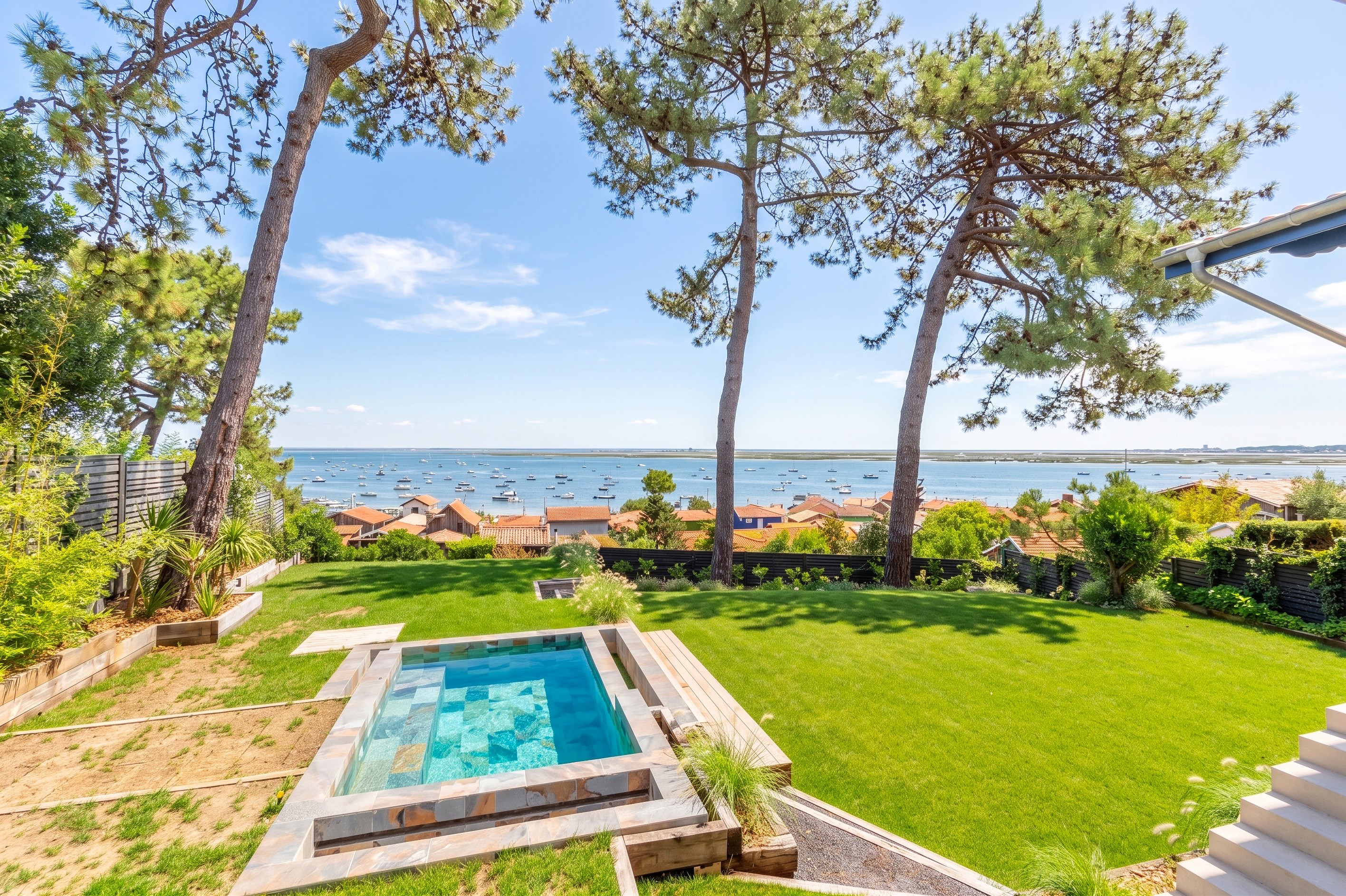  CAP FERRET  PENINSULA - FULLY RENOVATED VILLA WITH PANORAMIC VIEW ONTO THE BASIN - 物件實景