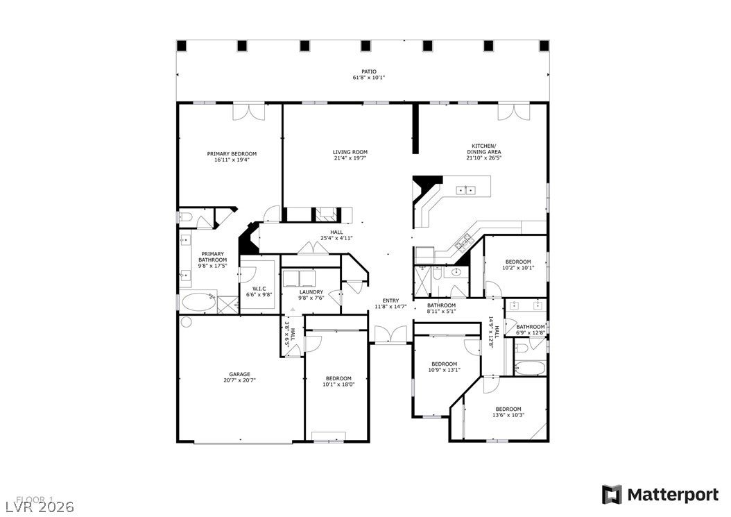 Henderson, Nevada, 89015, United States, 5 Bedrooms Bedrooms, ,2 BathroomsBathrooms,Residential,For Sale,1976773