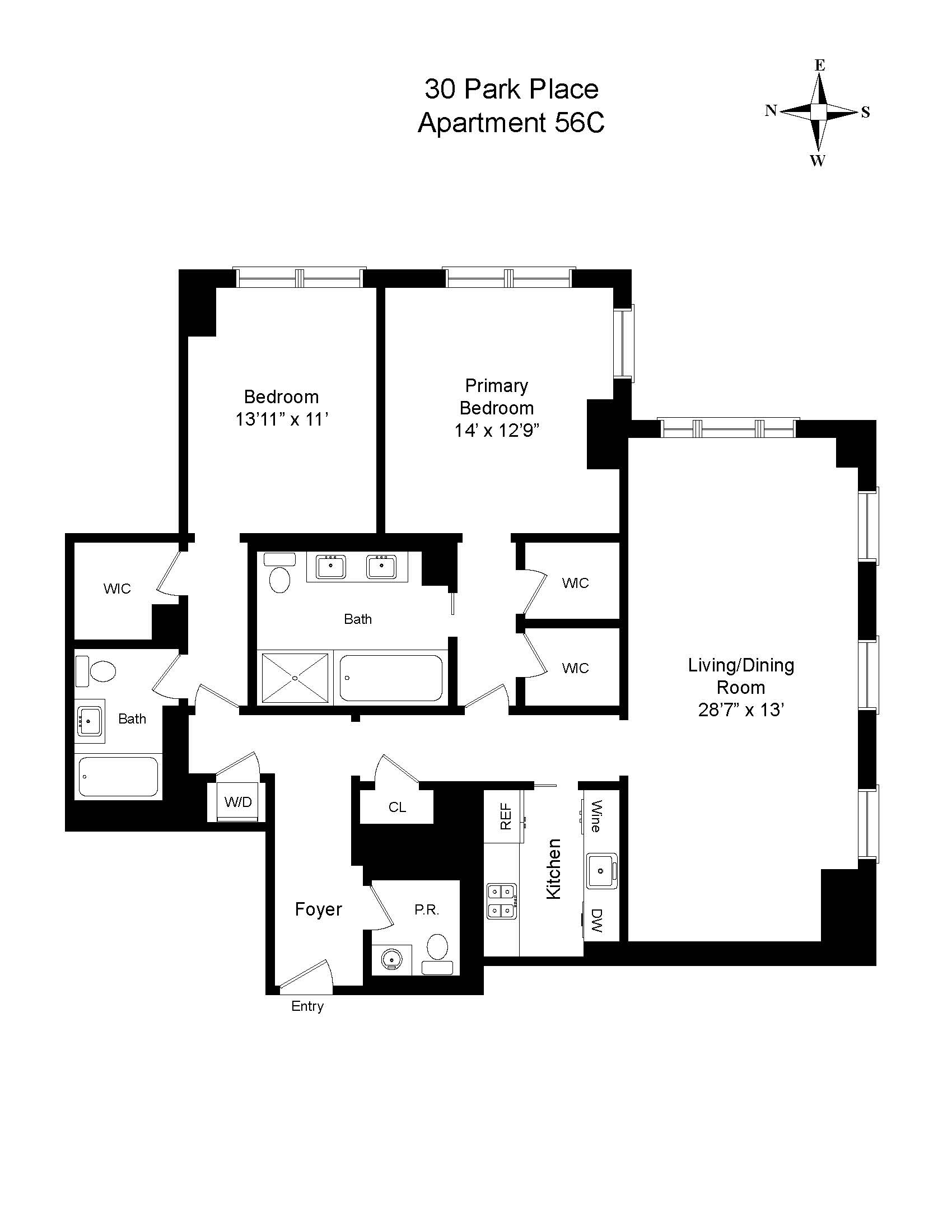  30 Park Place, 56C - 物件實景