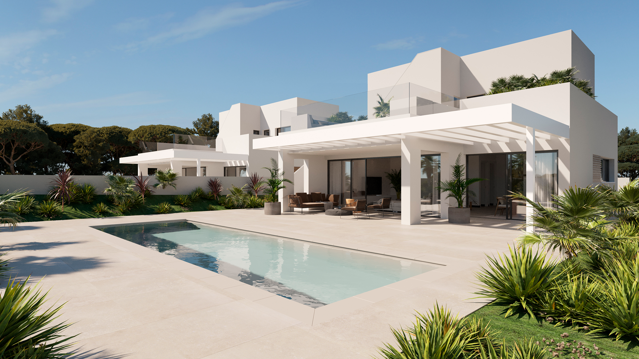  4-bedroom villa with pool in San Carlos - 物件實景