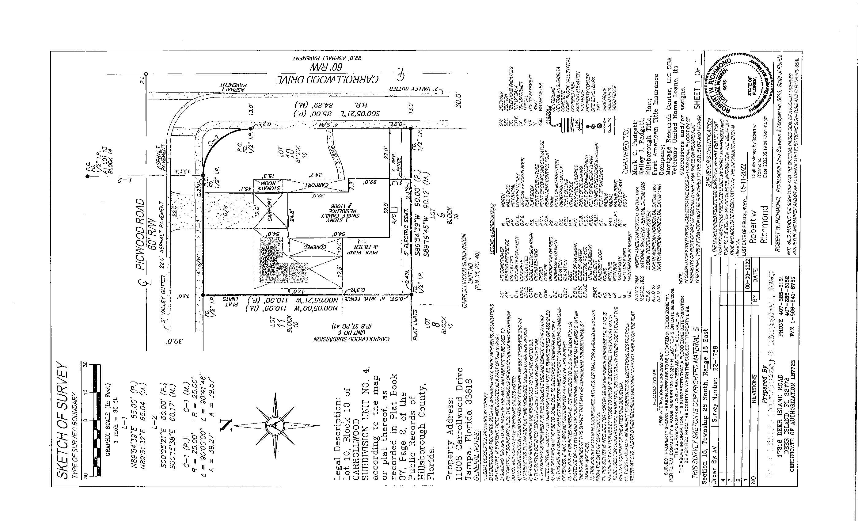 Tampa, Florida, 33618, United States, 3 Bedrooms Bedrooms, ,2 BathroomsBathrooms,Residential,For Sale,1994260