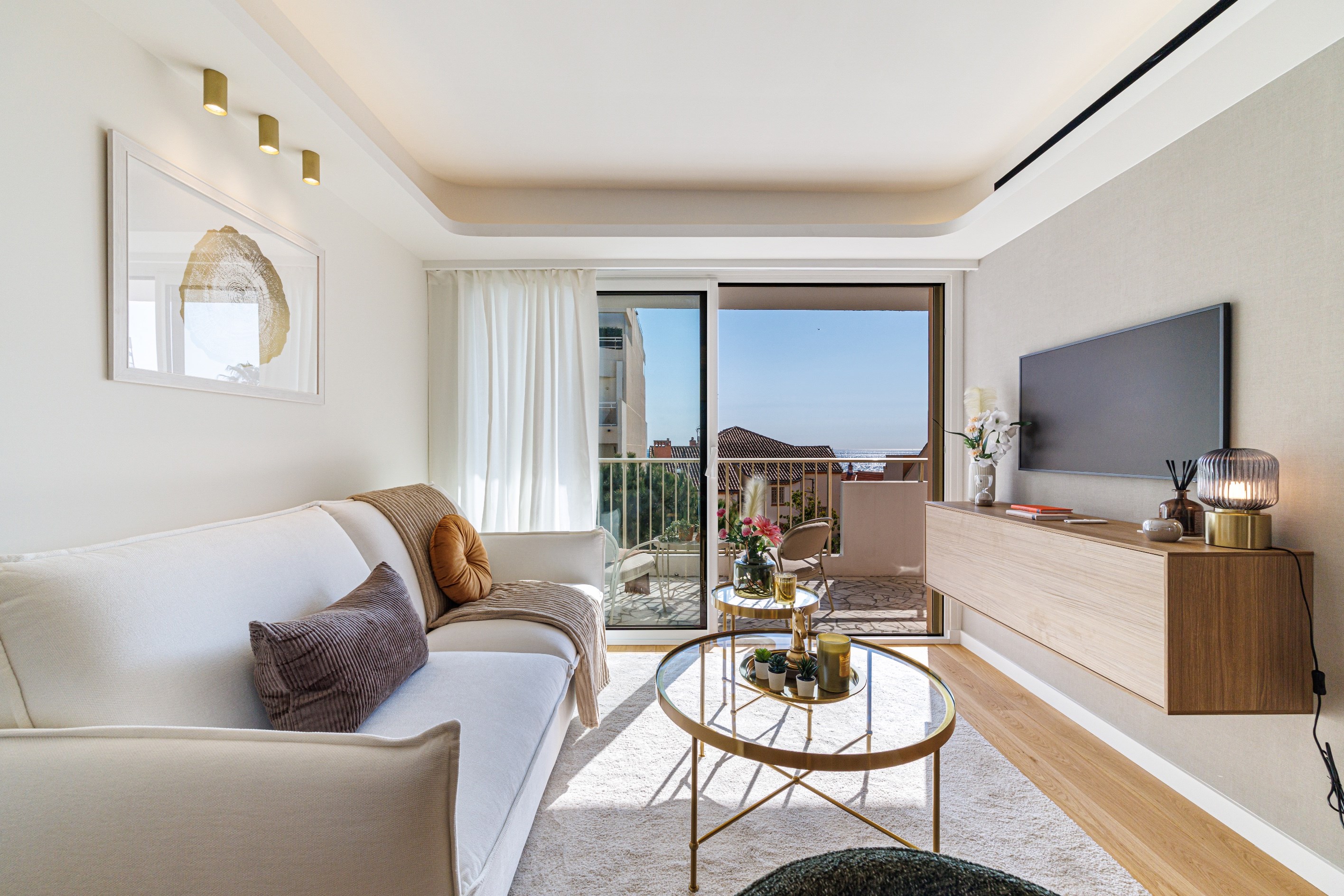  Cannes Palm Beach studio 25 sqm renovated terrace sea view investment near beach - 物件實景