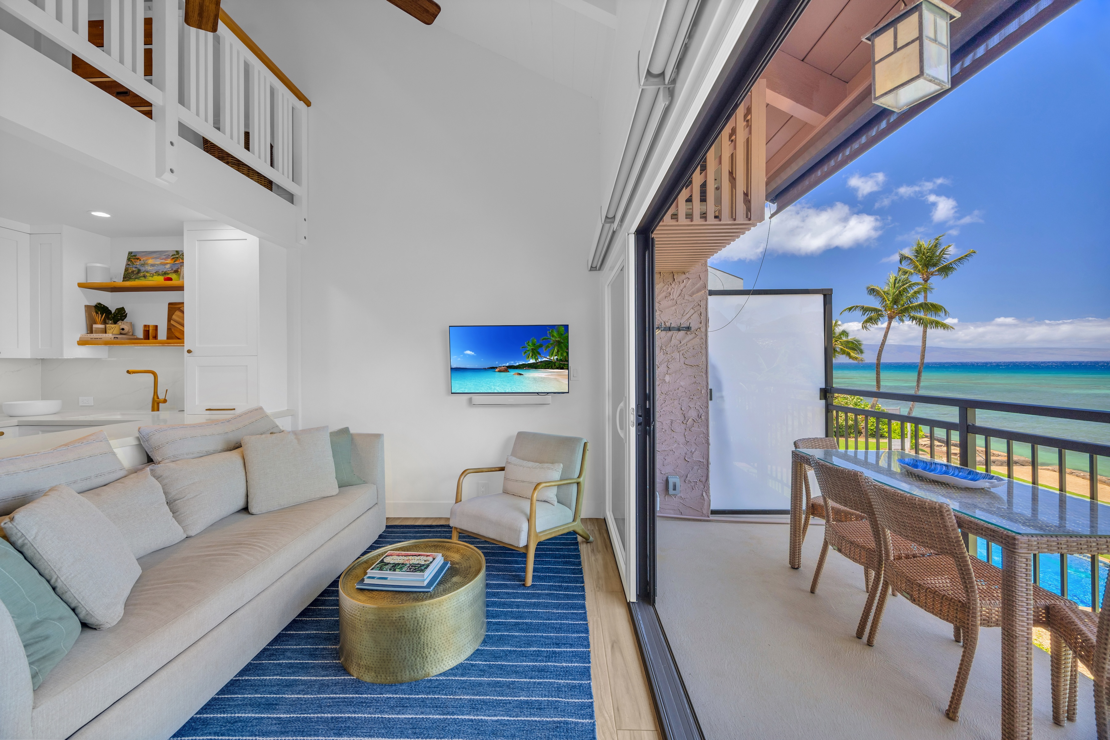  Direct oceanfront, beautiful remodeled 2 bedroom, lanai dining, furnished - 物件實景