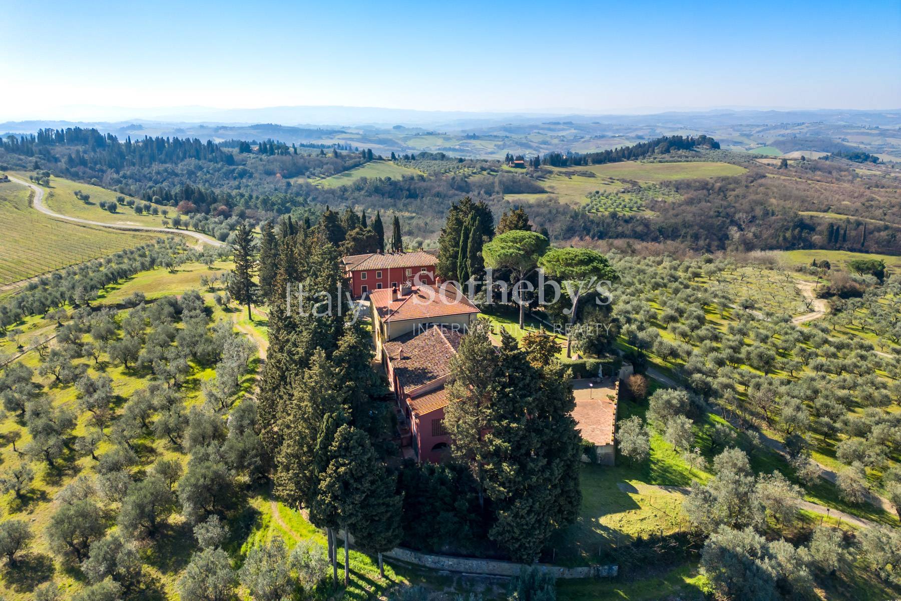  Exclusive mansion with vineyards and olive groves at 30 minutes from Florence, - 物件實景