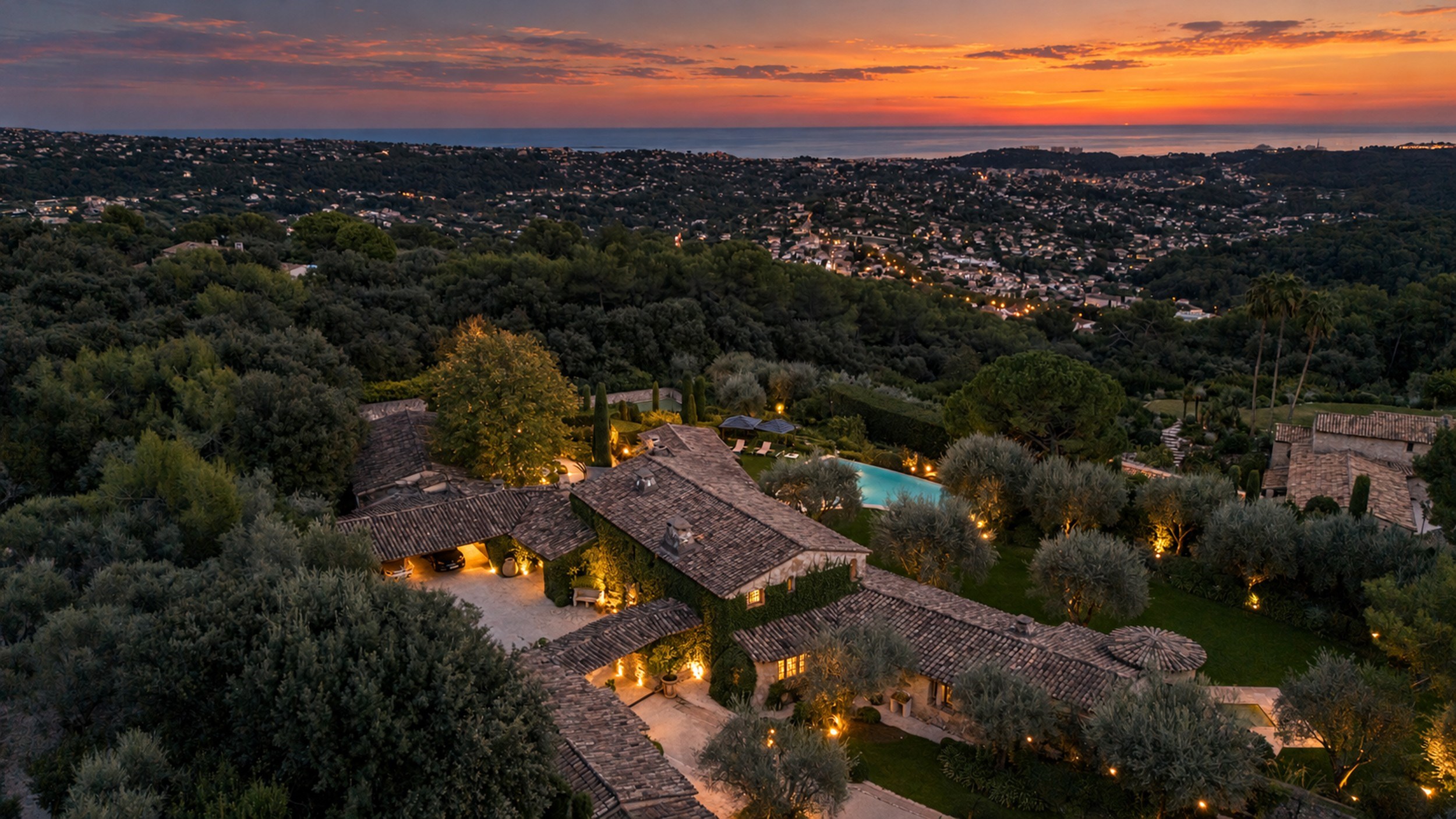  Luxury estate in Provence with sea views, 7 suites, pool, tennis court and land… - 物件實景