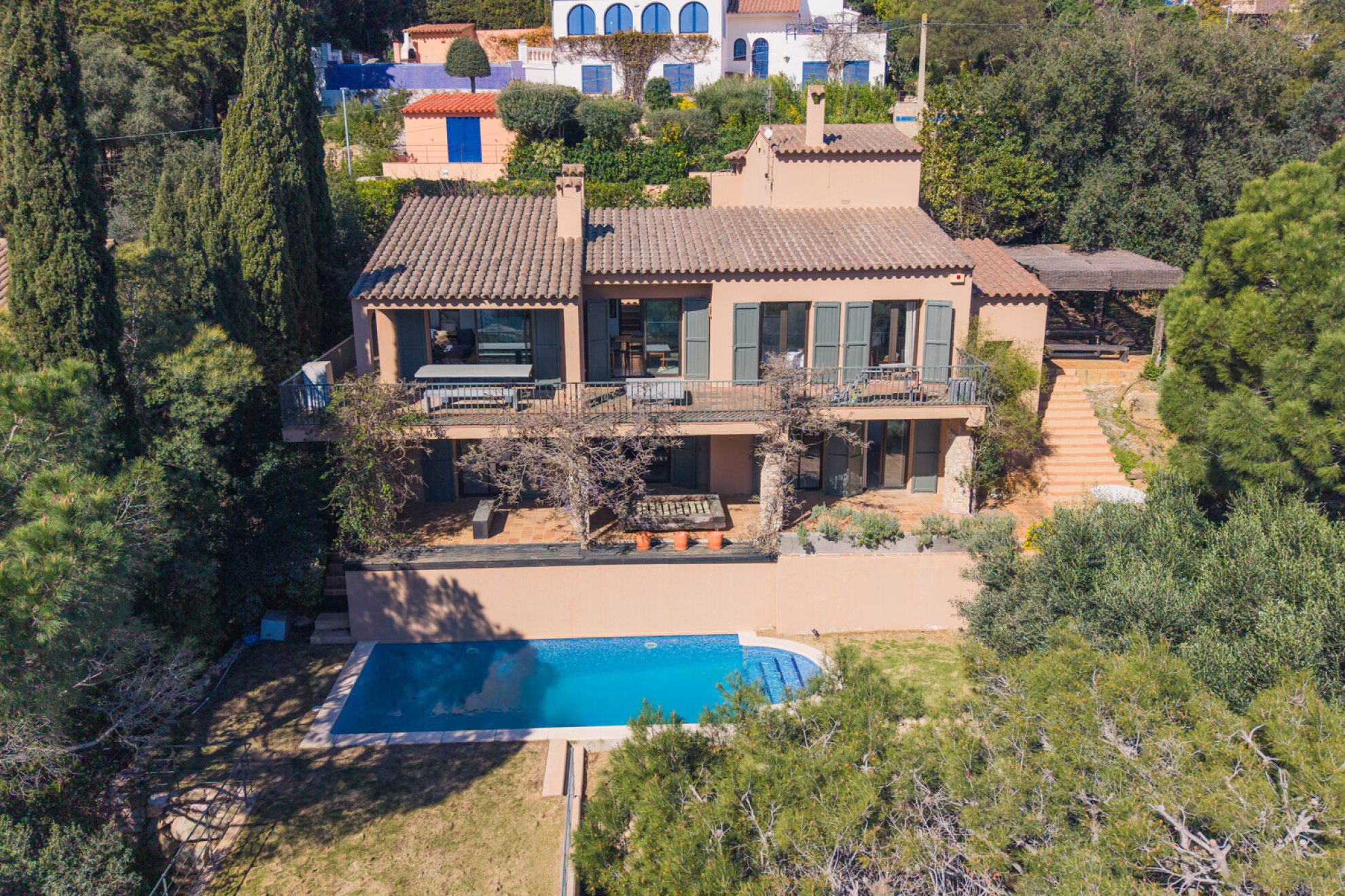  Mediterranean house with sea views walking distance to Sa Riera - 物件實景