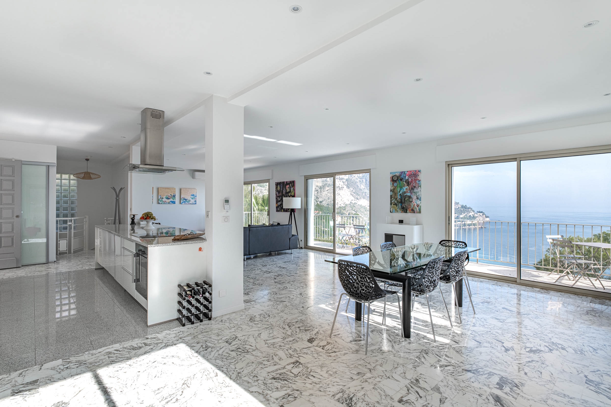  Eze-bord-de-mer - Modern villa with panoramic sea view. - 物件實景