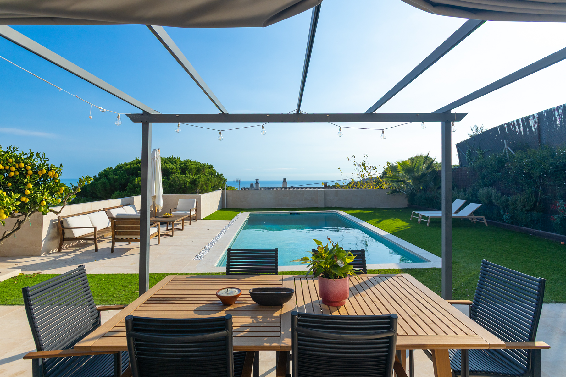  House with pool and sea views in Alella - 物件實景