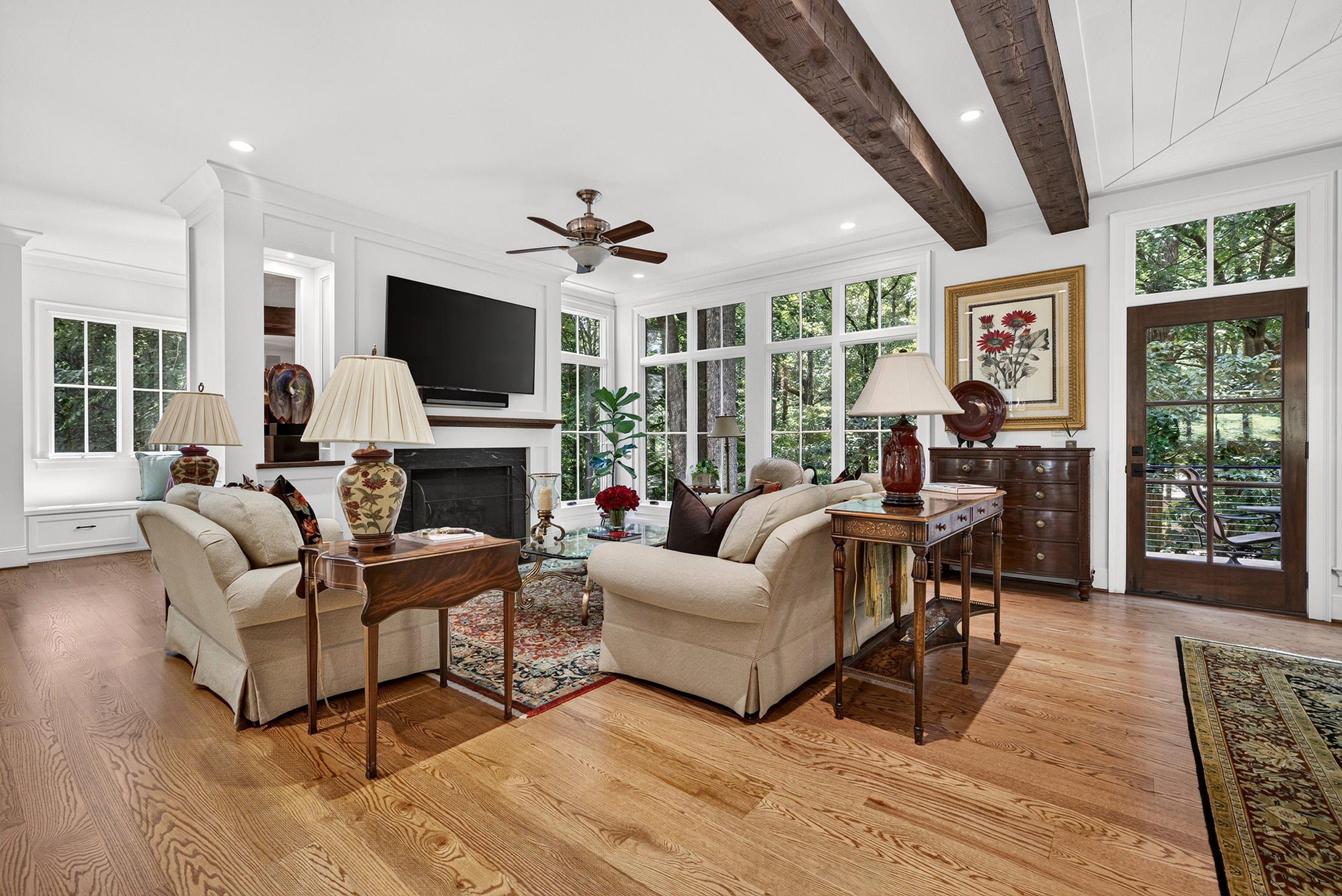  Exceptional Custom Residence Nestled on Private Wooded Lot in Chastain Park - 物件實景