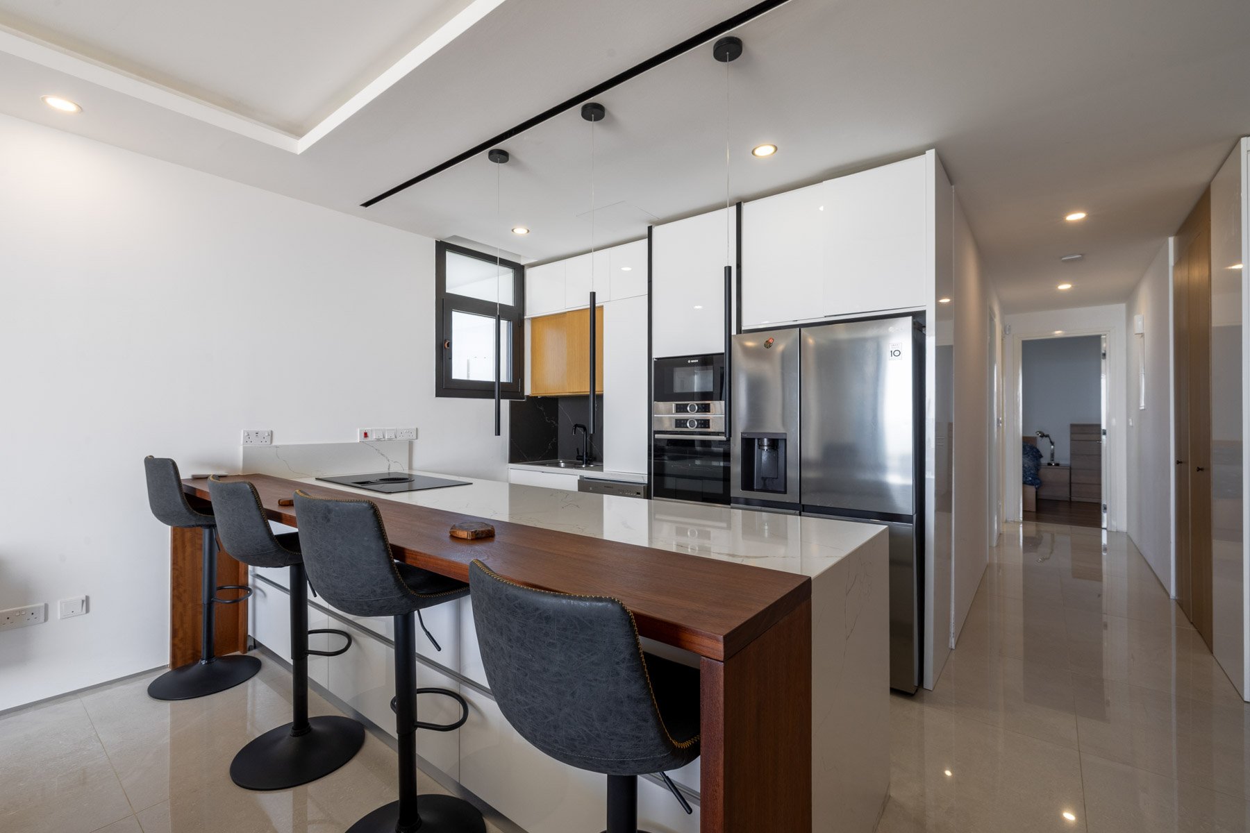  3-Bedroom Sea View Penthouse with Private Roof Terrace in Chloraka, Pafos - 物件實景