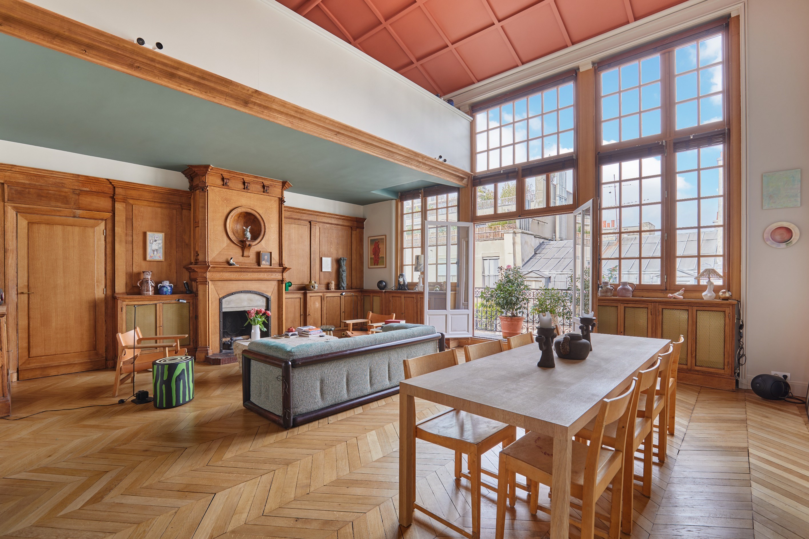  Paris XVII - Artist studio on the top floor with a large balcony just steps fro… - 物件實景