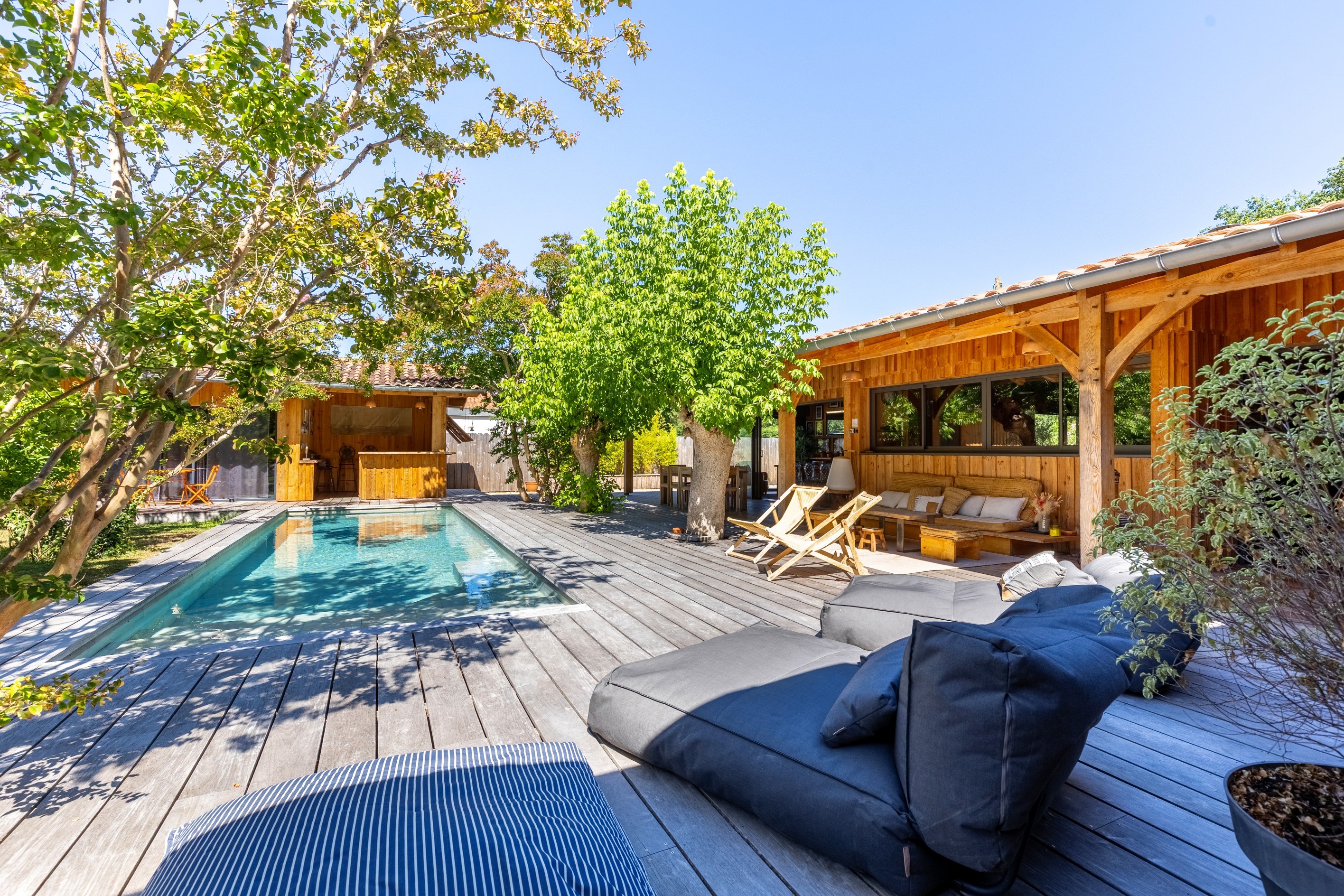  LA TESTE DE BUCH - SUBLIME WOODEN VILLA - SUPERB SWIMMING POOL - OUTBUILDING - … - 物件實景