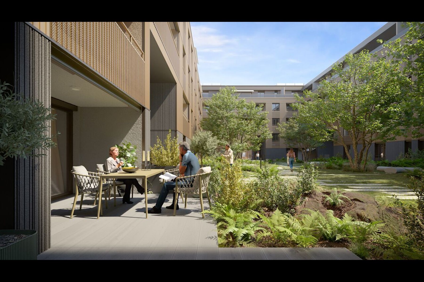  Contemporary 5.5 room penthouse with 2 terraces in the heart of Nyon - 物件實景