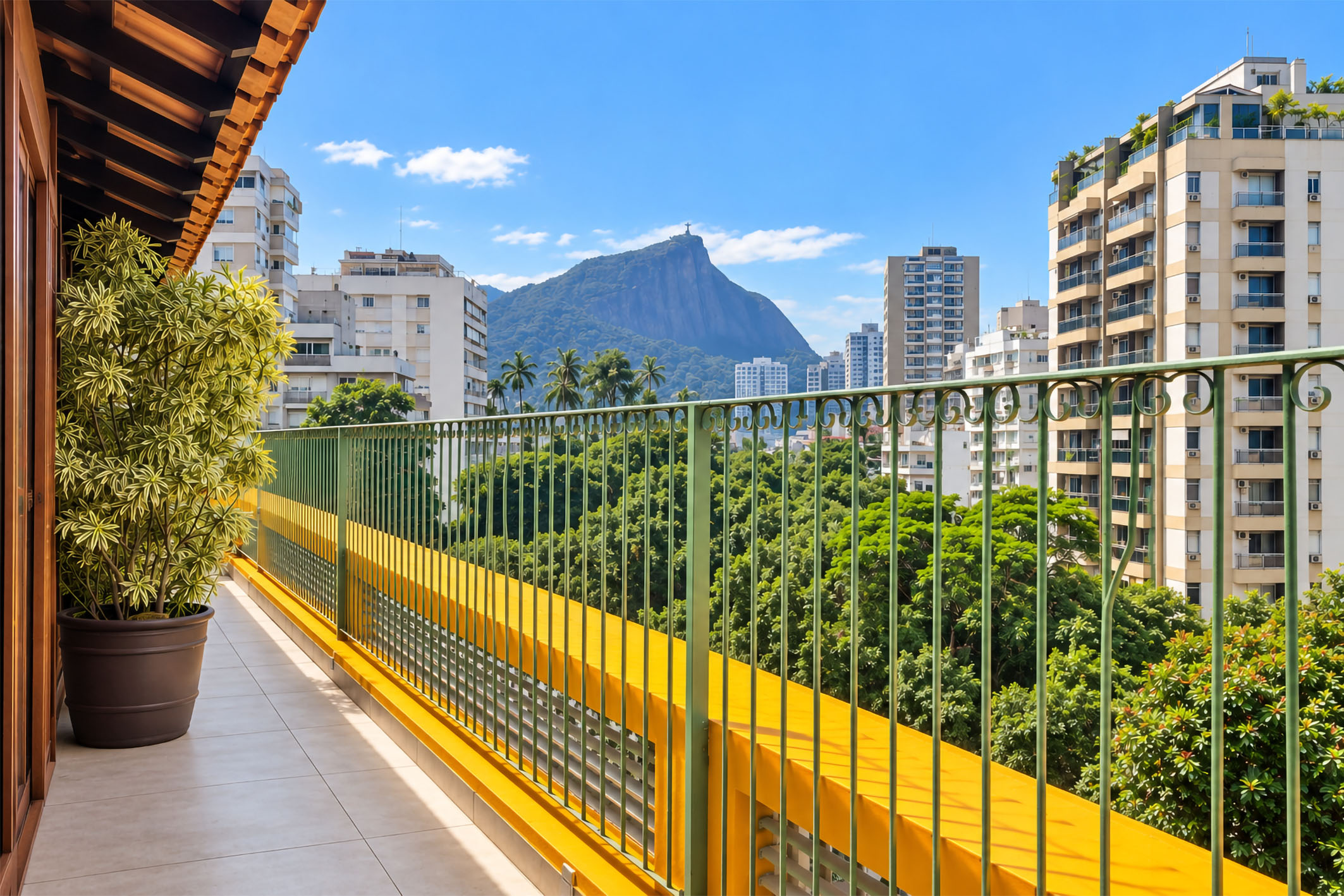  Single-level penthouse with views of Cristo Redentor in Leblon - 物件實景