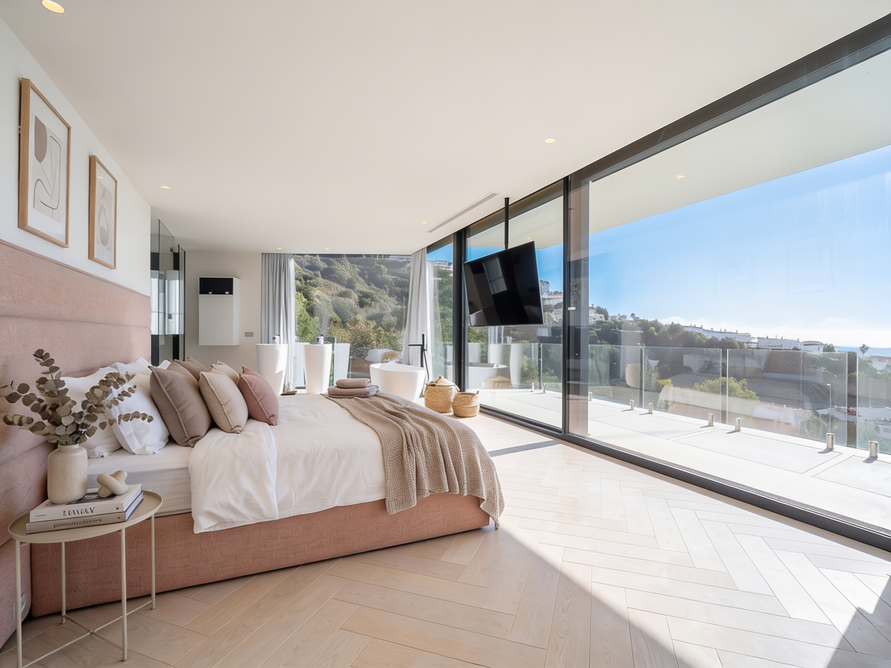  Contemporary Villa with Panoramic Sea Views in Altos de los Monteros - 物件實景