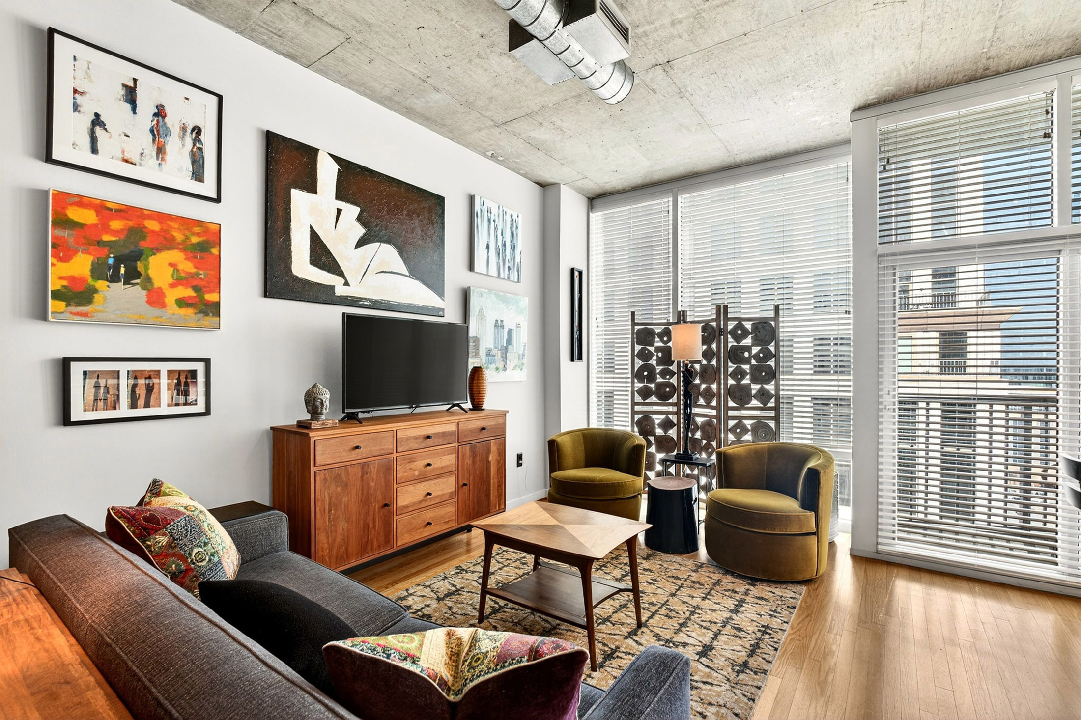 Light-filled Condo Perched Above Peachtree Street in Midtown - 物件實景