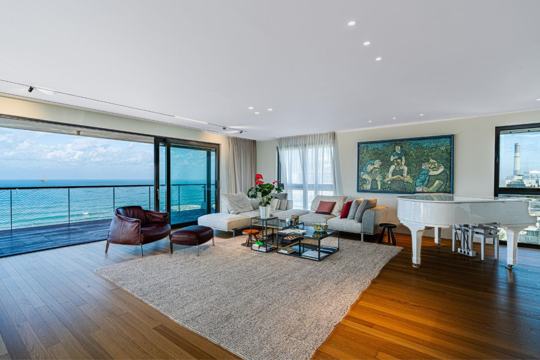  Sea View Designer Mini Penthouse by Metzizim Beach - 物件實景