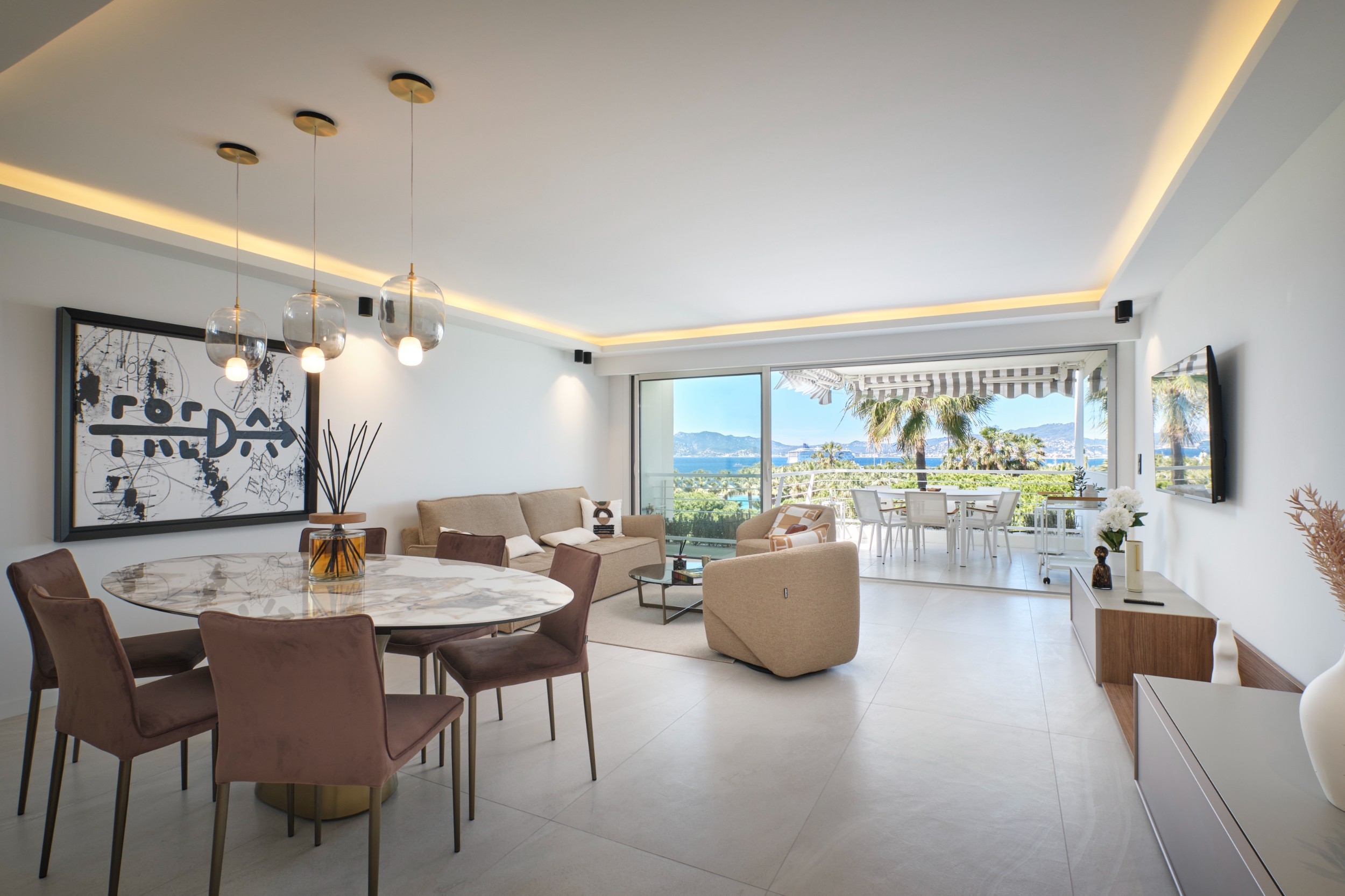  Cannes Croisette: cross-ventilated apartment with terrace and garage - 物件實景