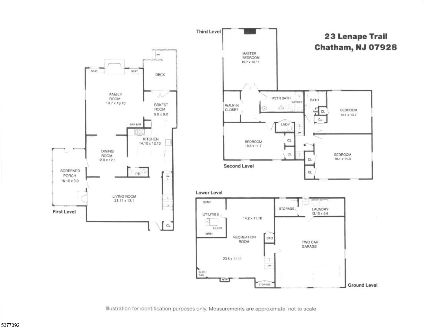 Chatham Twp., New Jersey, 07928, United States, 4 Bedrooms Bedrooms, ,3 BathroomsBathrooms,Residential,For Sale,1926166