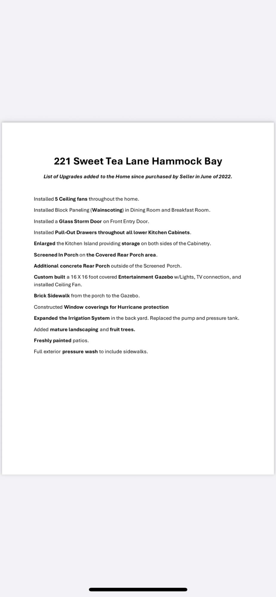 Freeport, Florida, 32439, United States, 4 Bedrooms Bedrooms, ,3 BathroomsBathrooms,Residential,For Sale,1876271