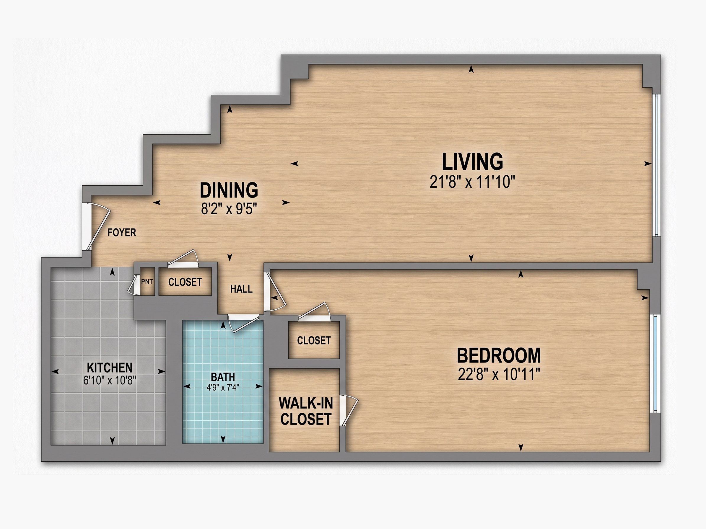  Welcome to Barker House,  this oversized one-bedroom residence - 物件實景