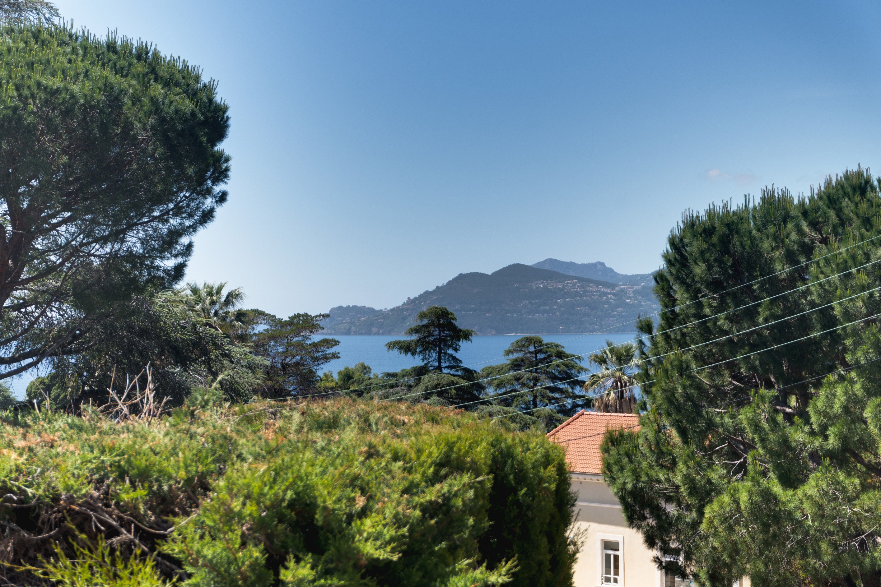  Cannes Croix des Gardes sea view villa with pool and flat landscaped grounds - 物件實景