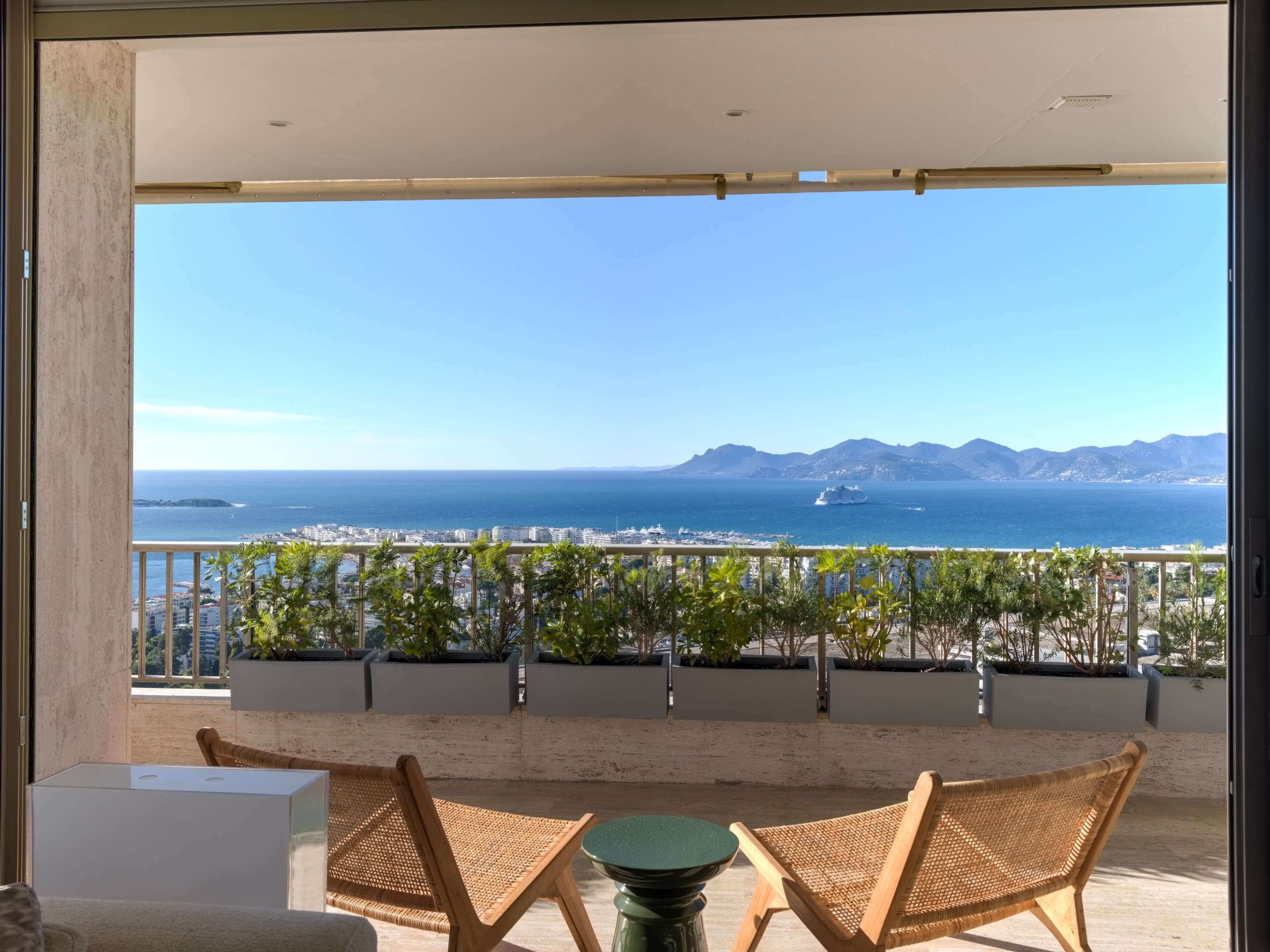  Cannes Californie : 3-bedroom corner apartment - vast terrace - Panoramic sea v… - 物件實景